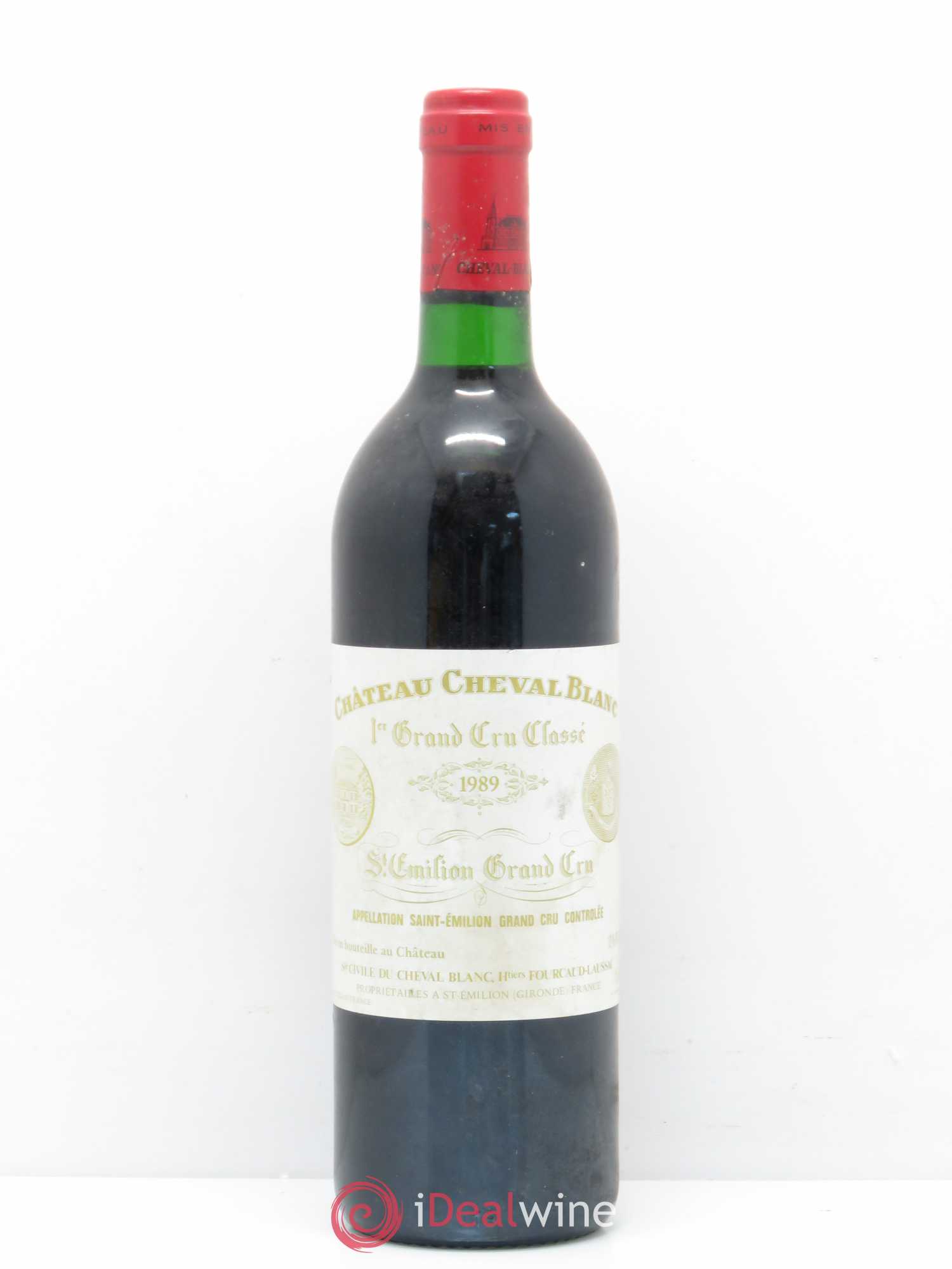 Château Cheval Blanc 1er Grand Cru Classé A 1989 - Lot de 1 bouteille - 0