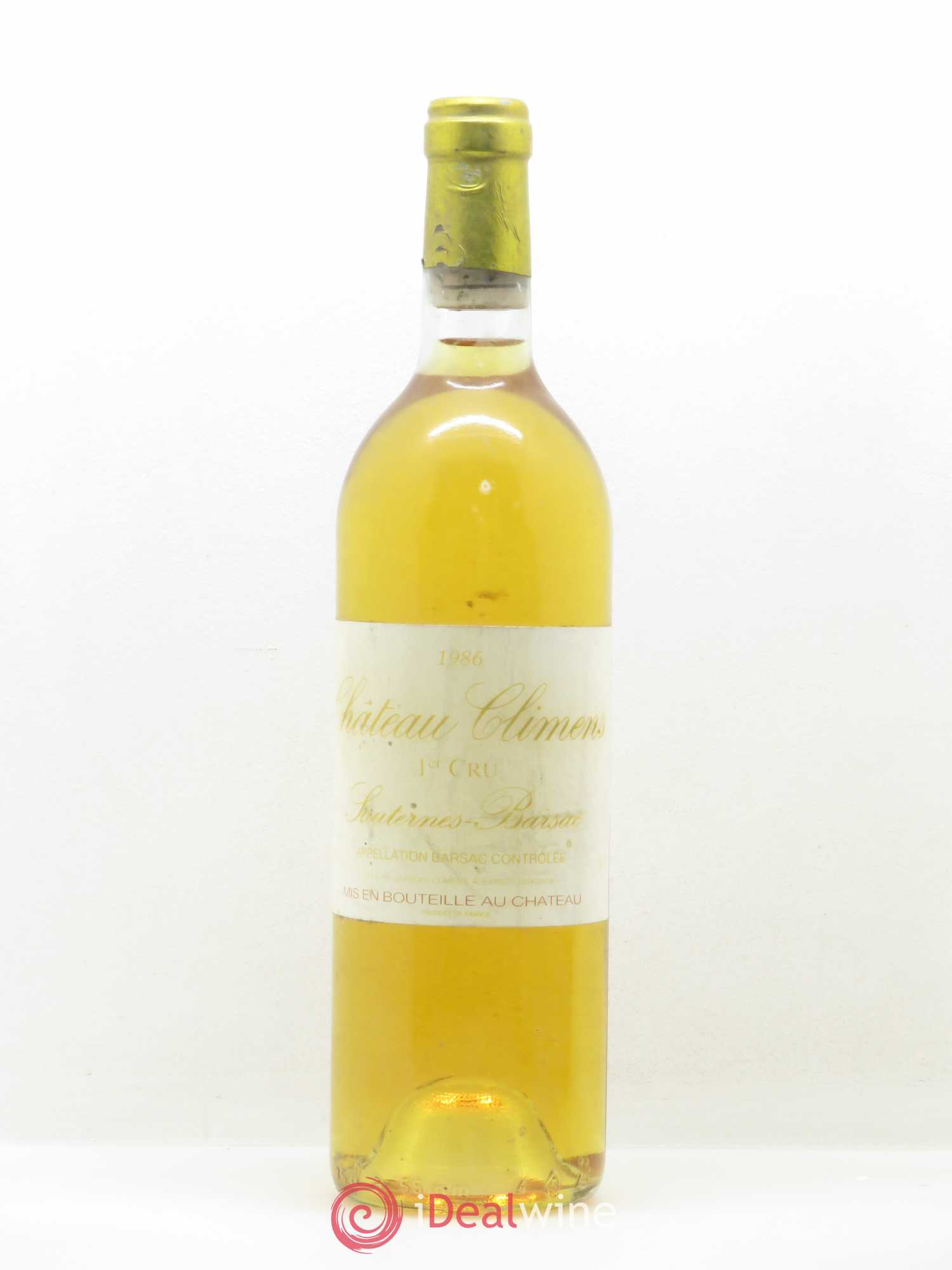 Château Climens 1er Grand Cru Classé 1986 - Lotto di 1 bottiglia - 0