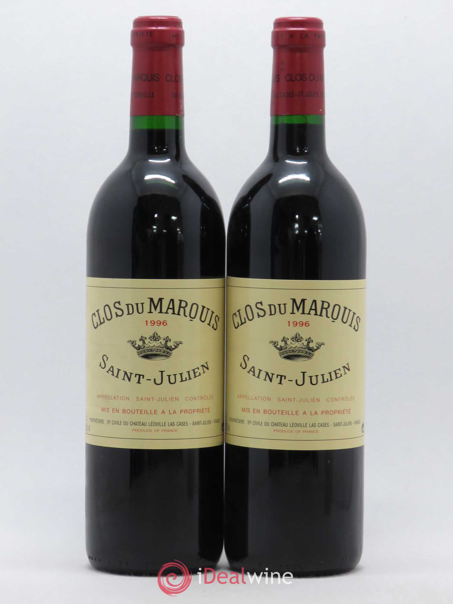 Clos du Marquis 1996 - Lot de 2 bouteilles - 0