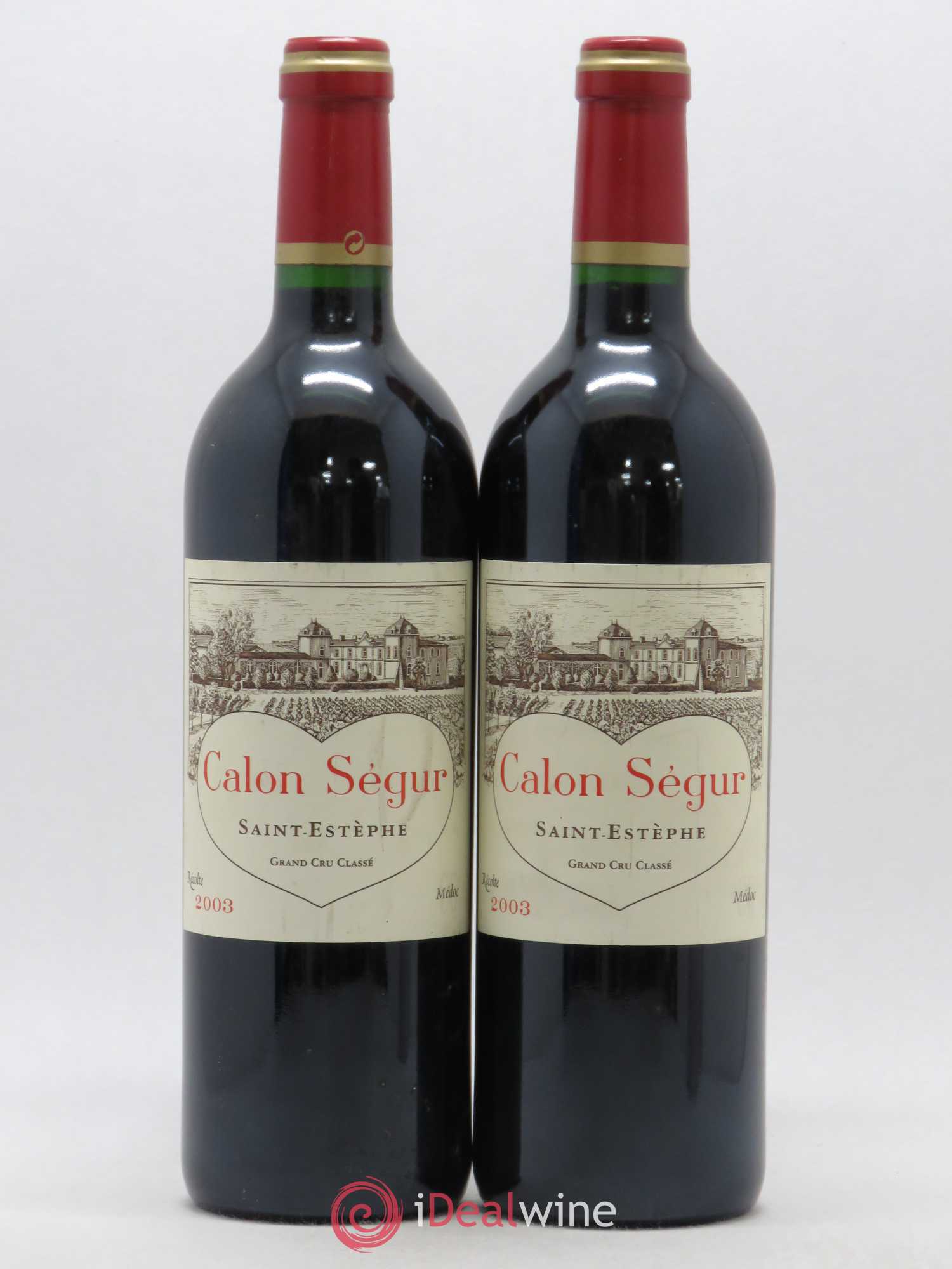 Château Calon Ségur 3ème Grand Cru Classé 2003 - Lot de 2 bouteilles - 0