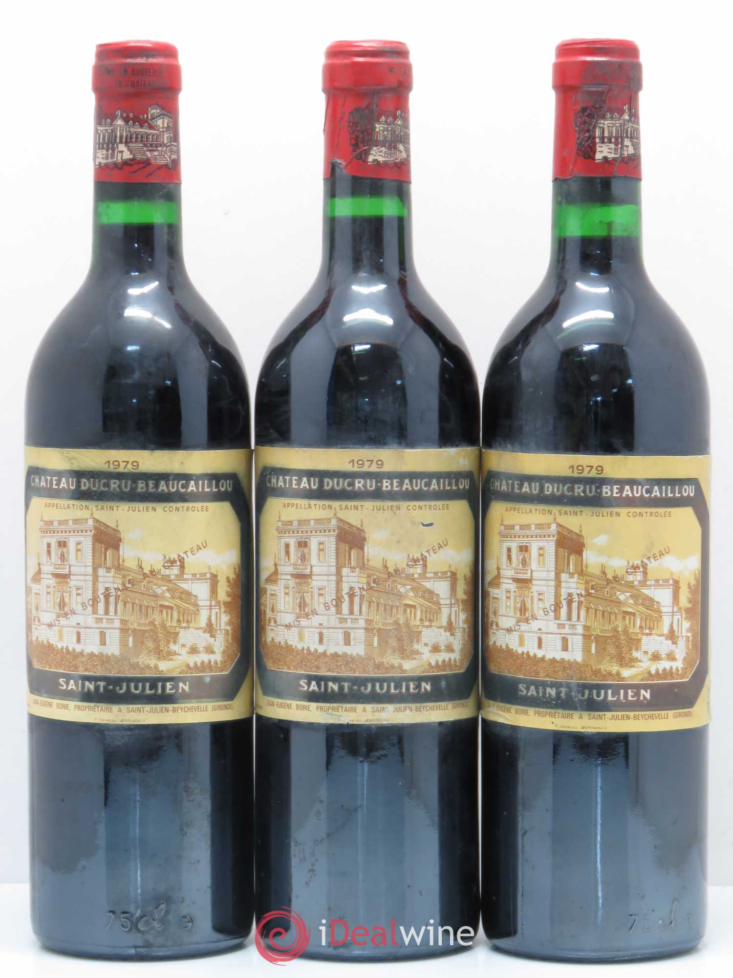 Château Ducru Beaucaillou 2ème Grand Cru Classé 1979 - Lot de 3 bouteilles - 0