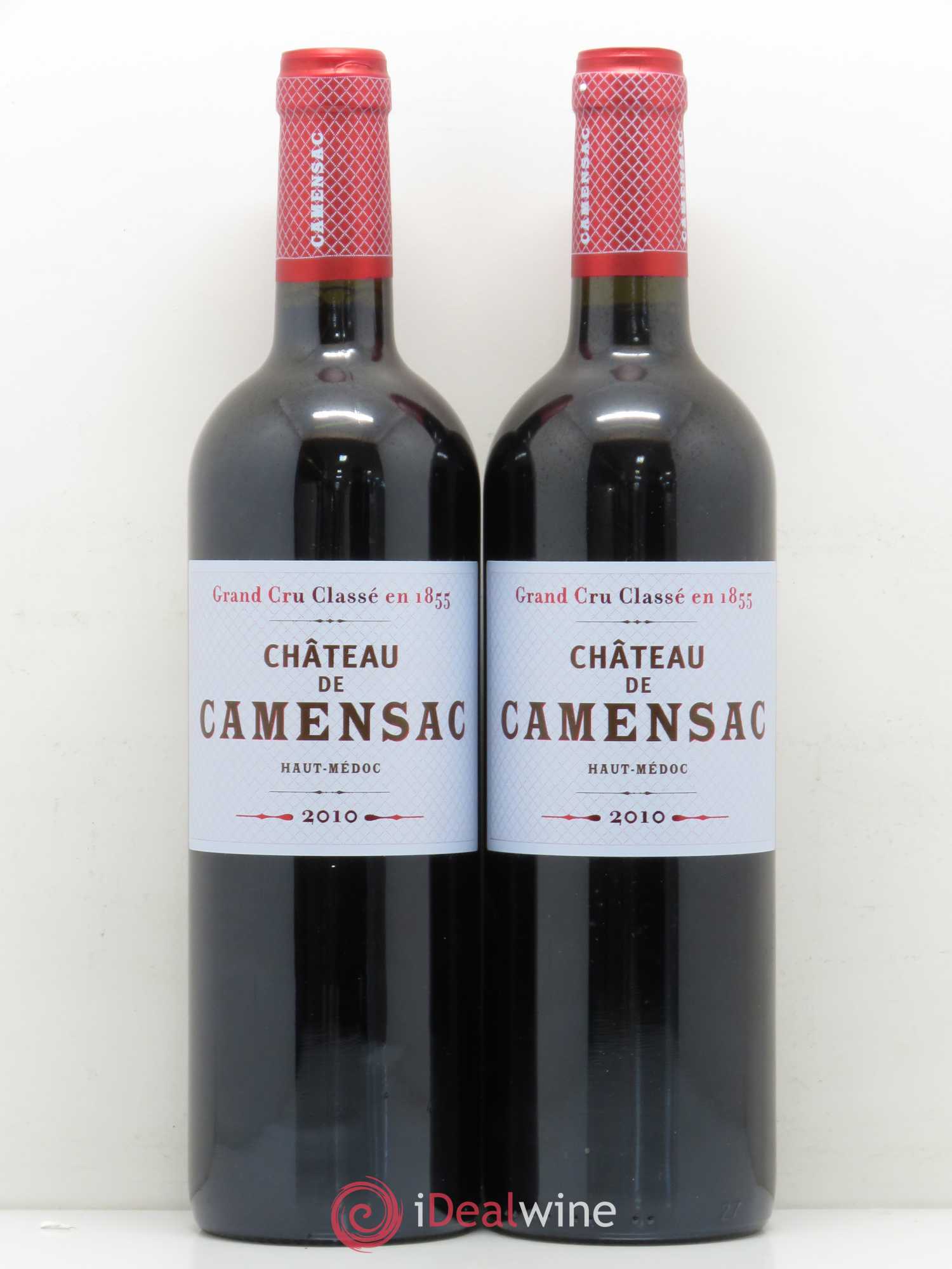 Château Camensac 5ème Grand Cru Classé 2010 - Lot de 2 bouteilles - 0