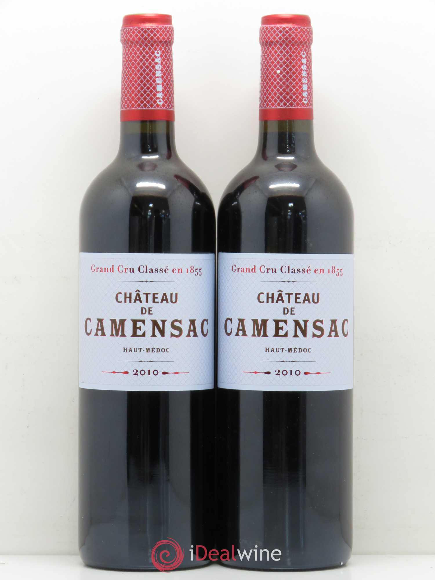 Château Camensac 5ème Grand Cru Classé 2010 - Lot de 2 bouteilles - 0