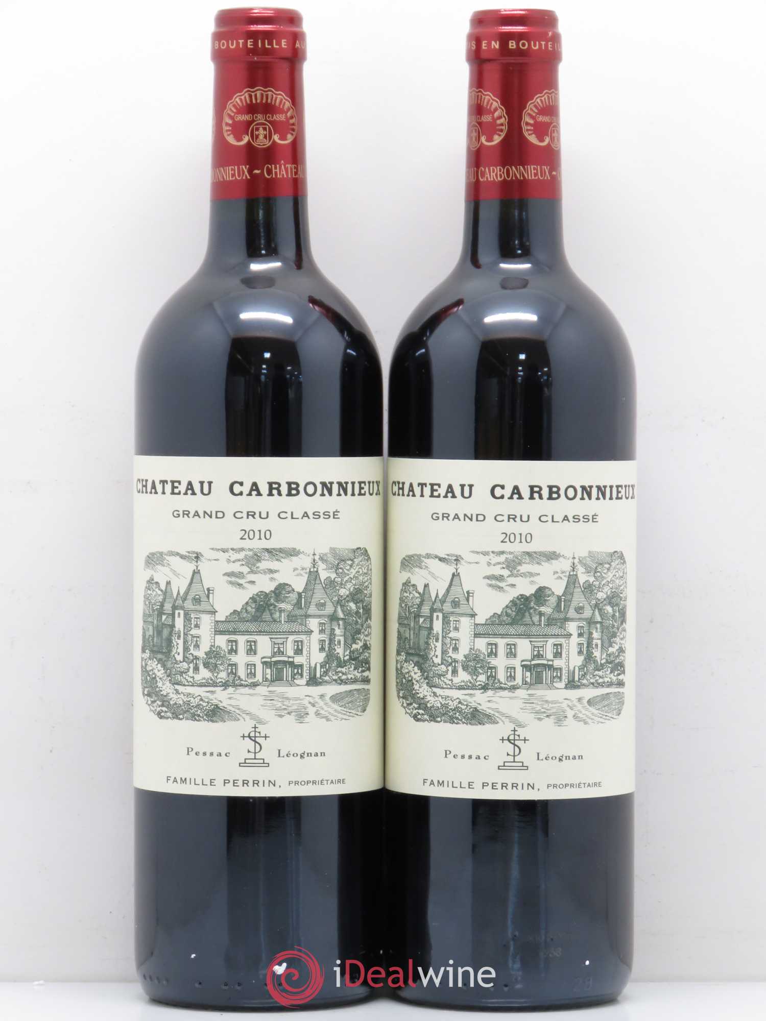 Château Carbonnieux Cru Classé de Graves 2010 - Lot de 2 bouteilles - 0