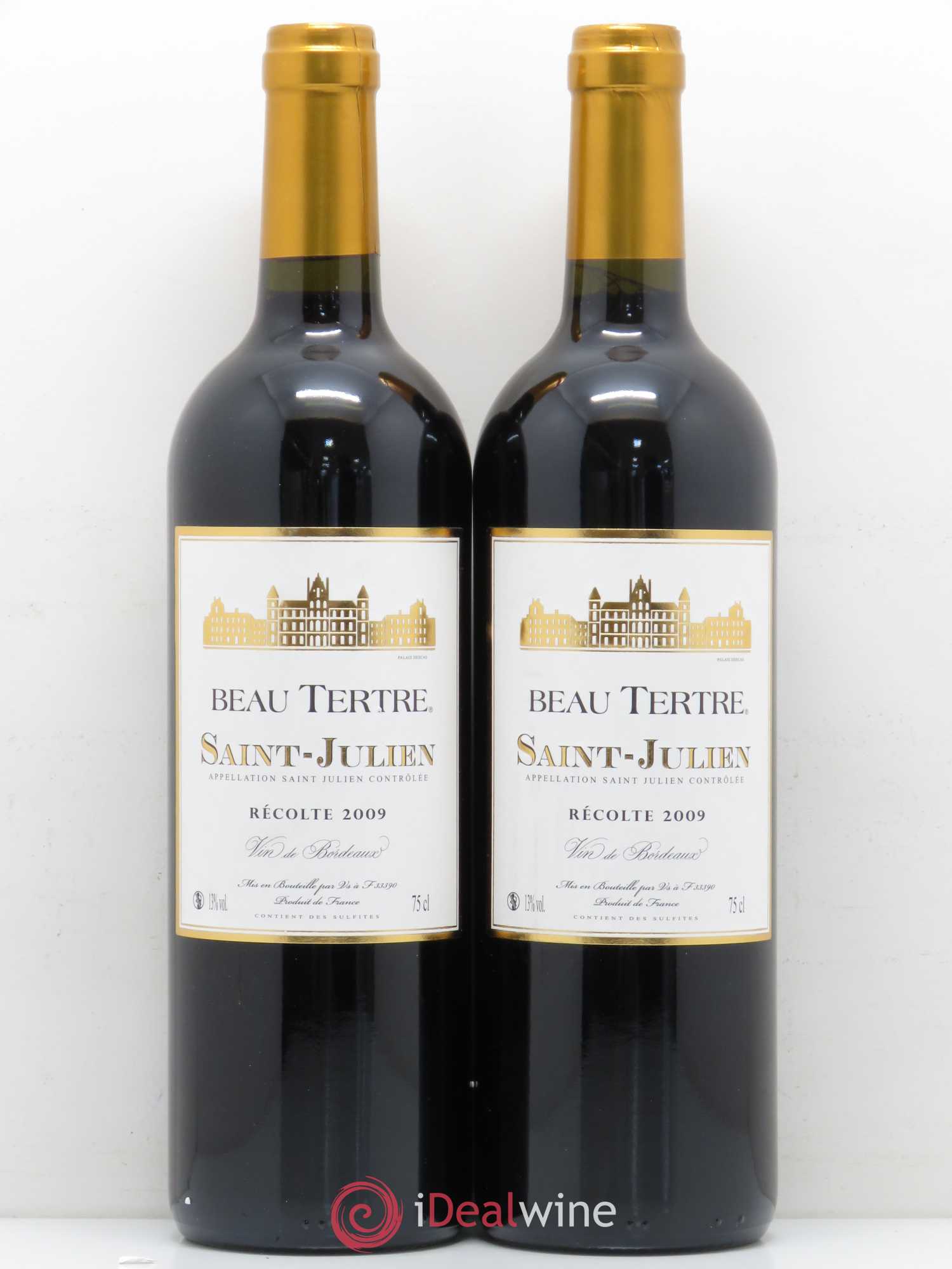 Bordeaux Château Beau Tertre 2009 - Posten von 2 Flaschen - 0