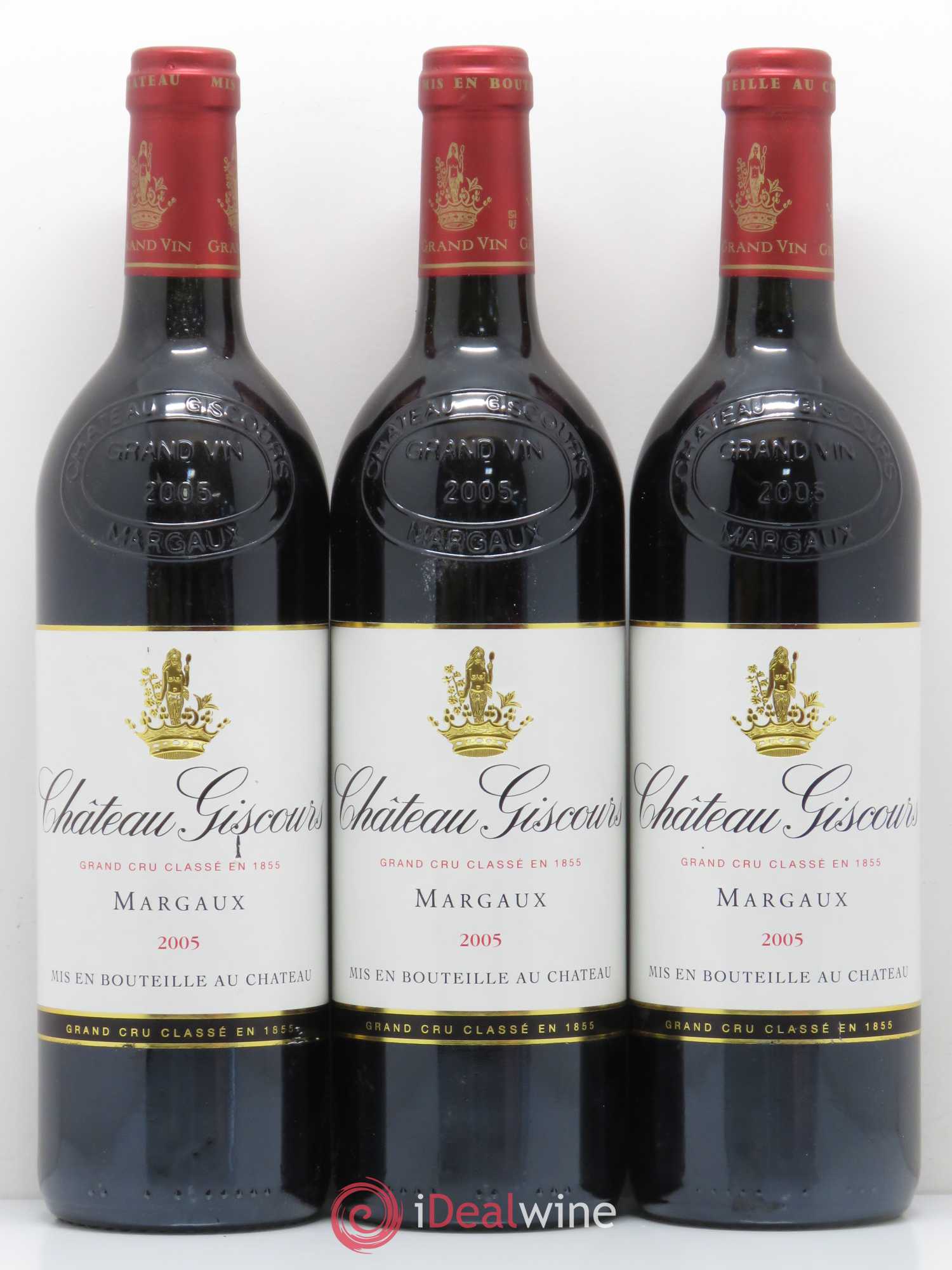 Château Giscours 3ème Grand Cru Classé 2005 - Lot de 3 bouteilles - 0