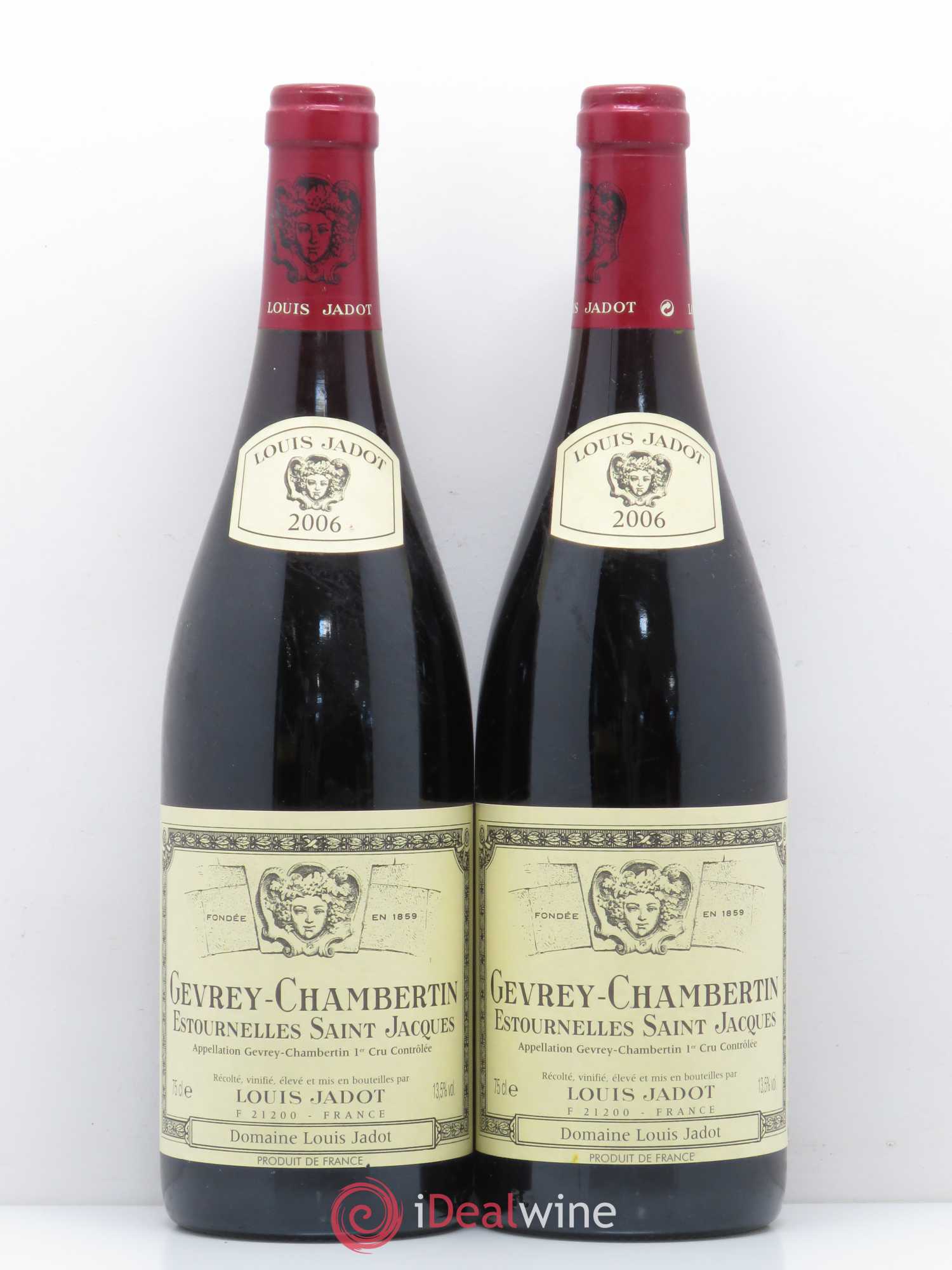 Gevrey-Chambertin 1er Cru Estournelles Saint-Jacques Maison Louis Jadot 2006 - Lot de 2 bouteilles - 0