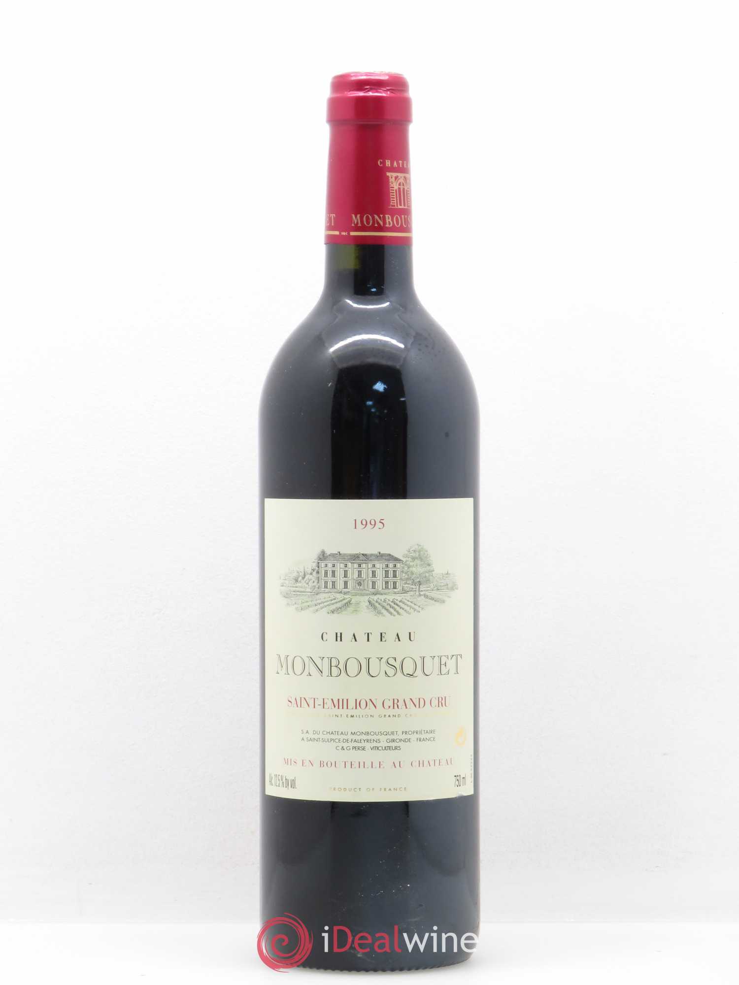 Château Monbousquet Grand Cru Classé 1995 - Lot de 1 bouteille - 0
