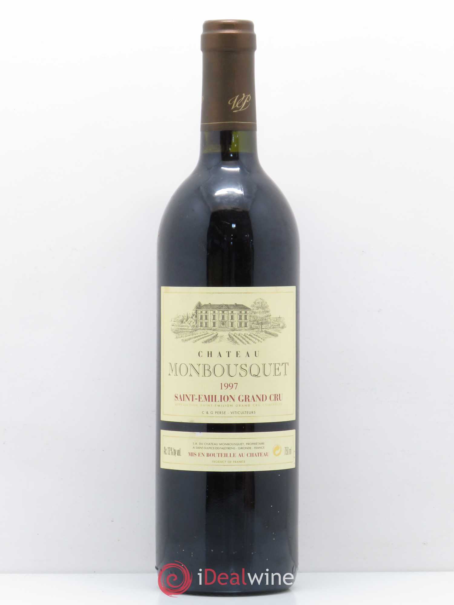 Château Monbousquet Grand Cru Classé 1997 - Lot de 1 bouteille - 0