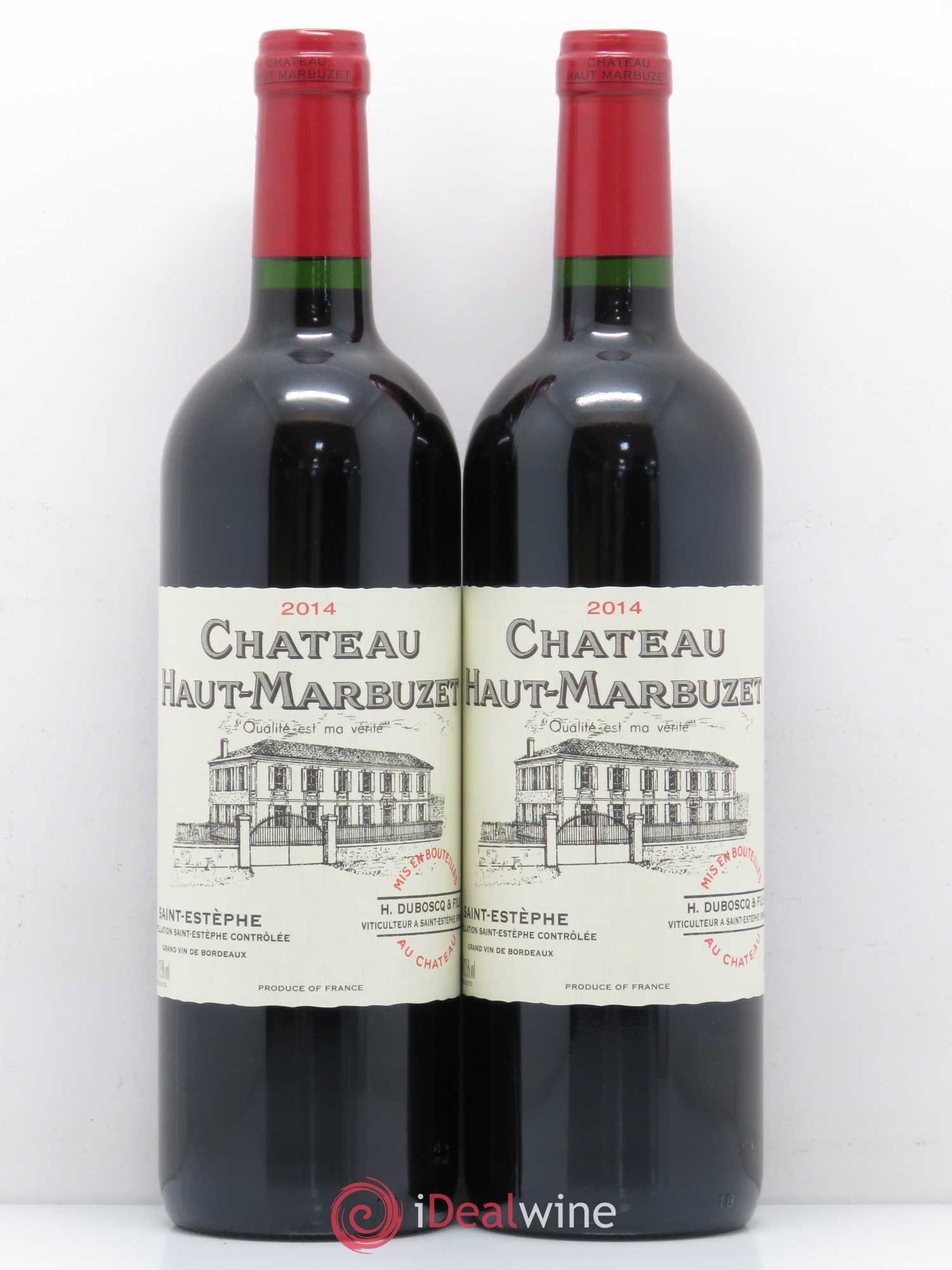 Château Haut Marbuzet 2014 - Lot de 2 bouteilles - 0
