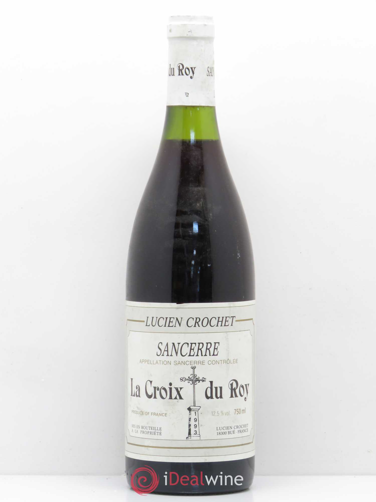Sancerre La Croix Du Roy Lucien Crochet (sans prix de réserve) 1993 - Posten von 1 Flasche - 0