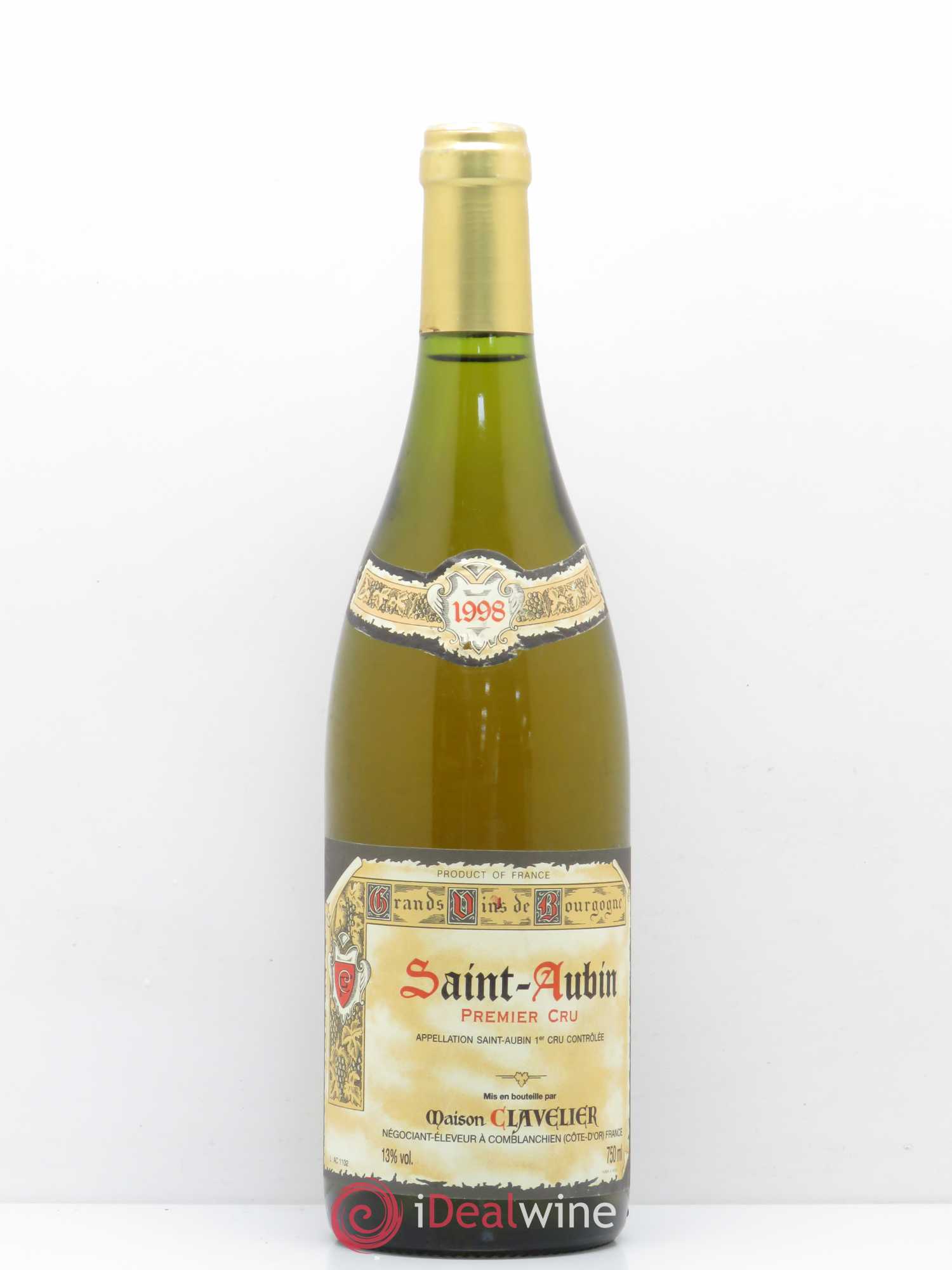 Saint-Aubin 1er Cru Maison Clavelier 1998 - Posten von 1 Flasche - 0