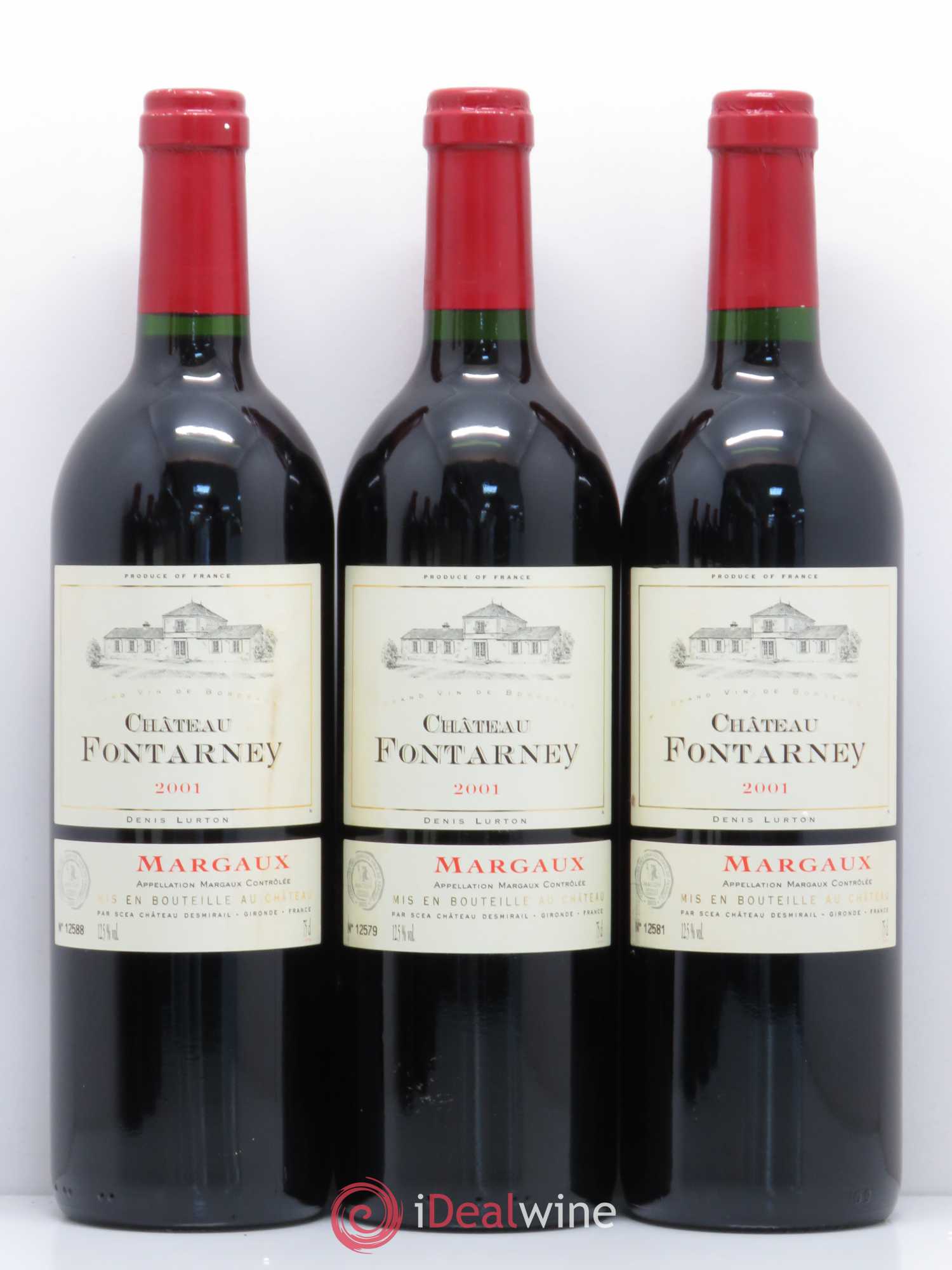 Bordeaux Margaux Château Fontarney 2001 - Posten von 6 Flaschen - 1