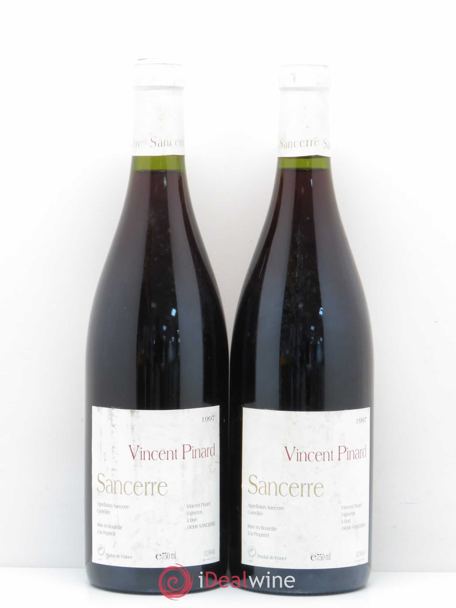 Sancerre Vincent Pinard (sans prix de réserve) 1997 - Lotto di 2 bottiglie - 0