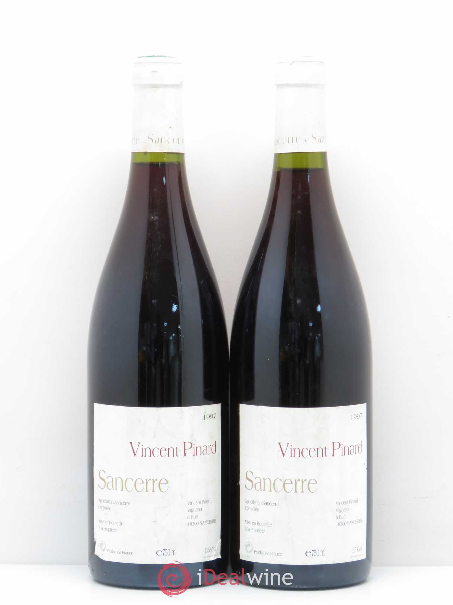 Sancerre Vincent Pinard 1997 - Lot de 2 bouteilles - 0