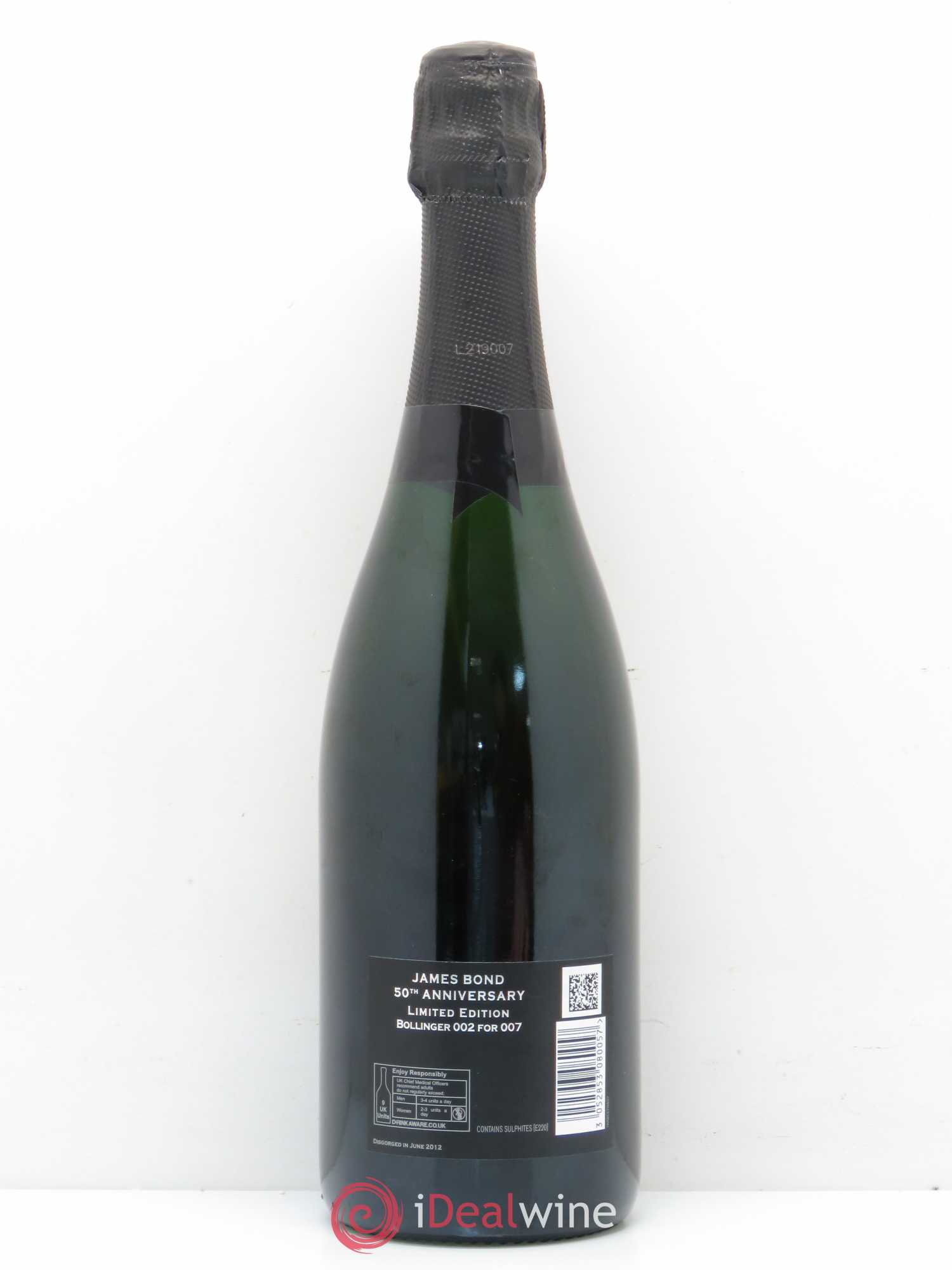 Champagne James Bond 007 Skyfall Limited Edition 2002 - Lot de 1 bouteille - 1