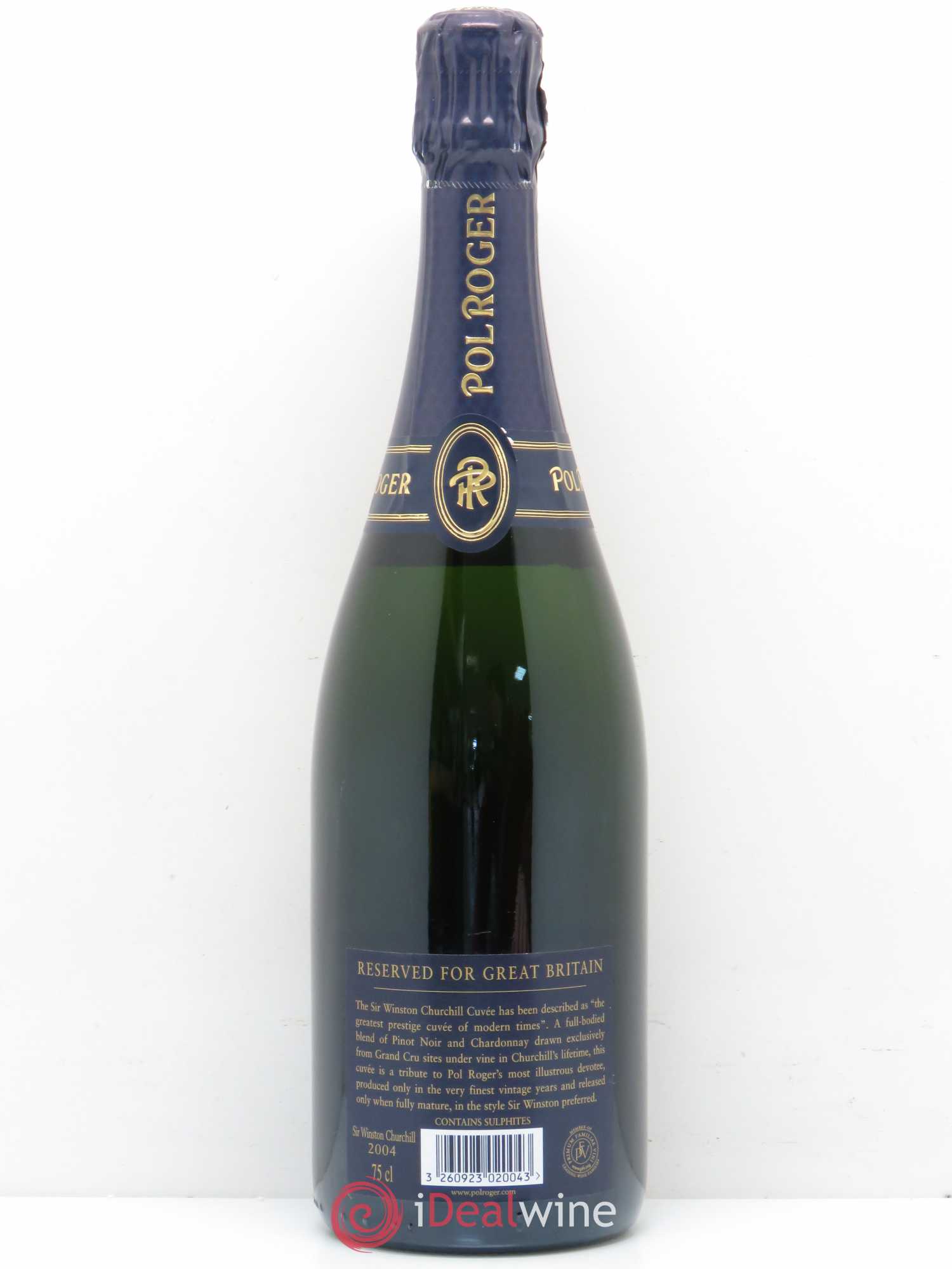 Cuvée Winston Churchill Pol Roger 2004 - Lot de 1 bouteille - 1