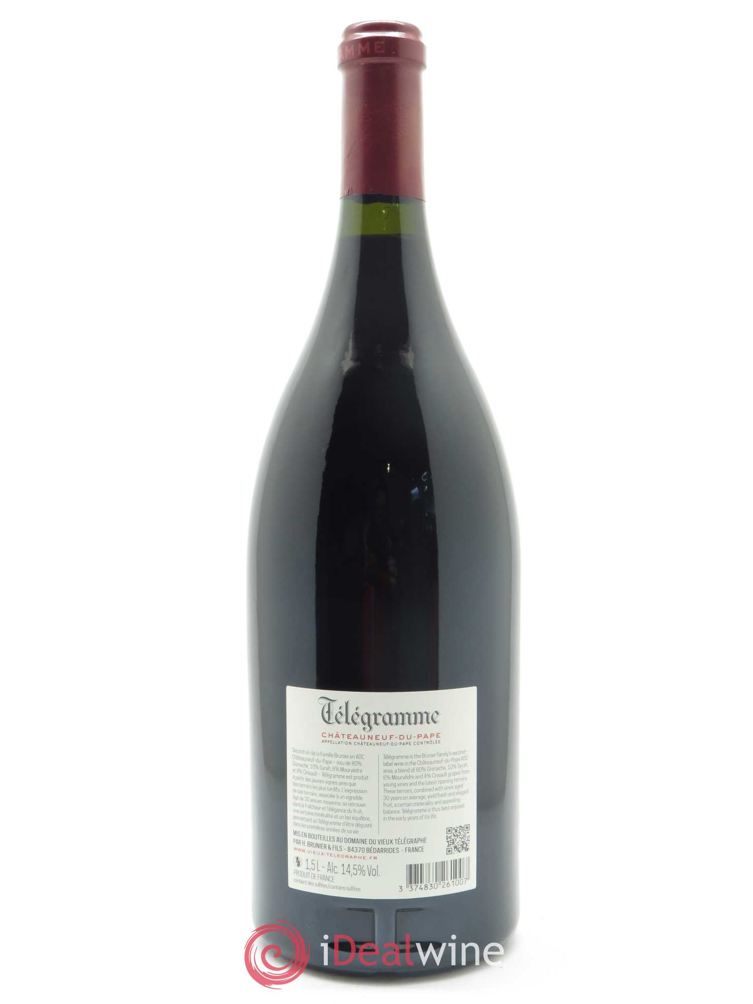 Châteauneuf-du-Pape Télégramme Vignobles Brunier 2017 - Lot de 1 magnum - 1