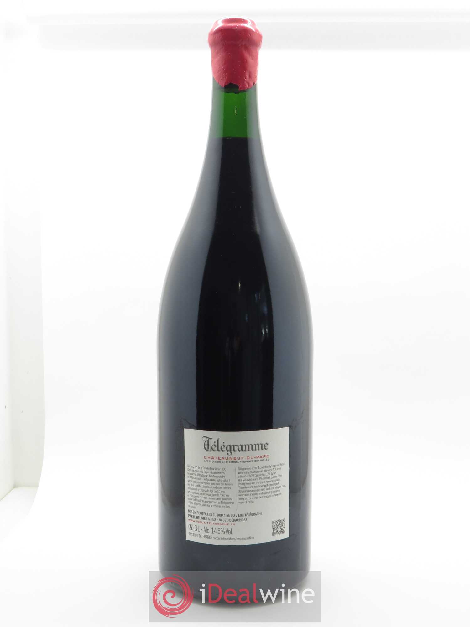 Châteauneuf-du-Pape Télégramme Vignobles Brunier 2018 - Lot of 1 double magnum - 2