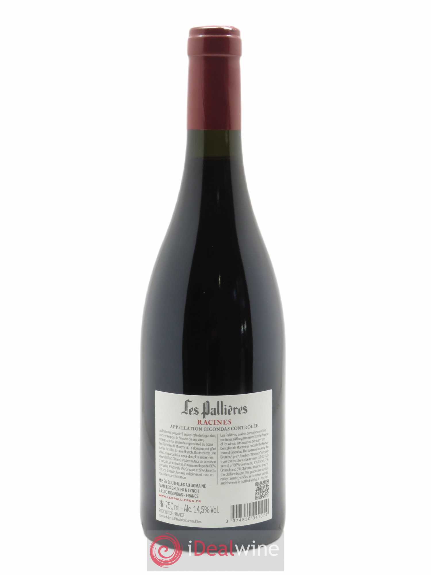 Gigondas Les Racines Les Pallières (Domaine) 2018 - Lot de 1 bouteille - 1