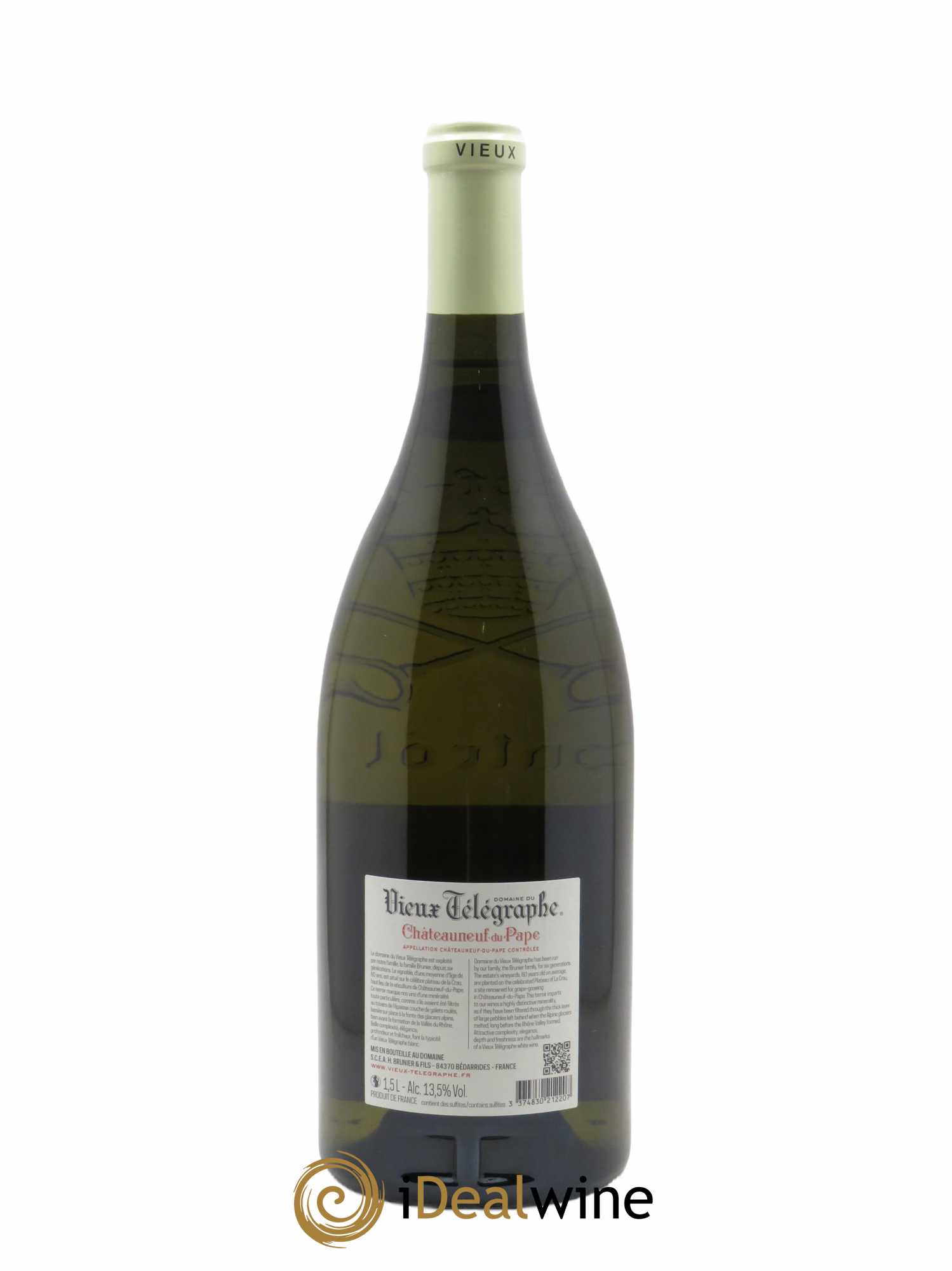 Châteauneuf-du-Pape Vieux Télégraphe (Domaine du) Vignobles Brunier 2021 - Lot of 1 magnum - 1
