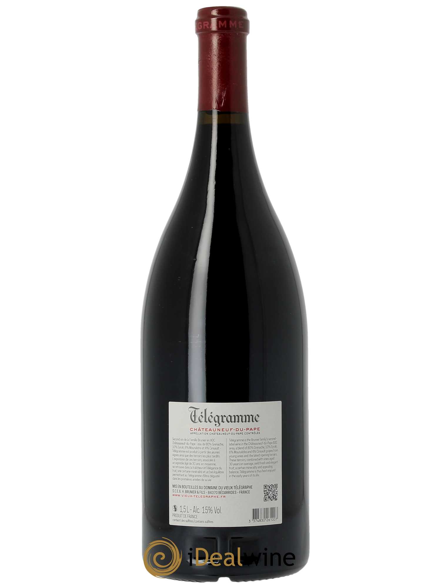Châteauneuf-du-Pape Télégramme Vignobles Brunier 2021 - Lot of 1 magnum - 1