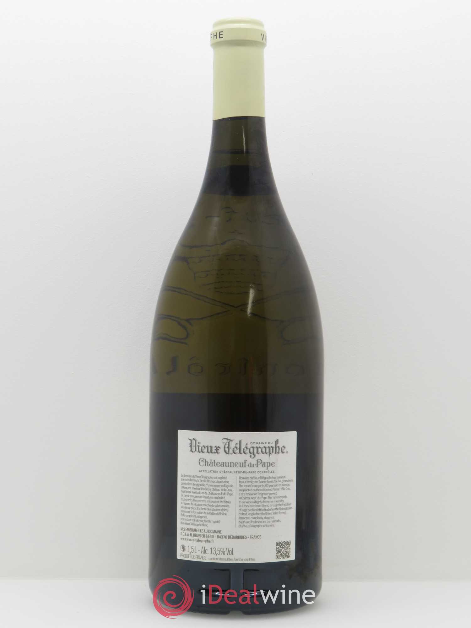 Châteauneuf-du-Pape Vieux Télégraphe (Domaine du) Vignobles Brunier 2017 - Lot de 1 magnum - 1