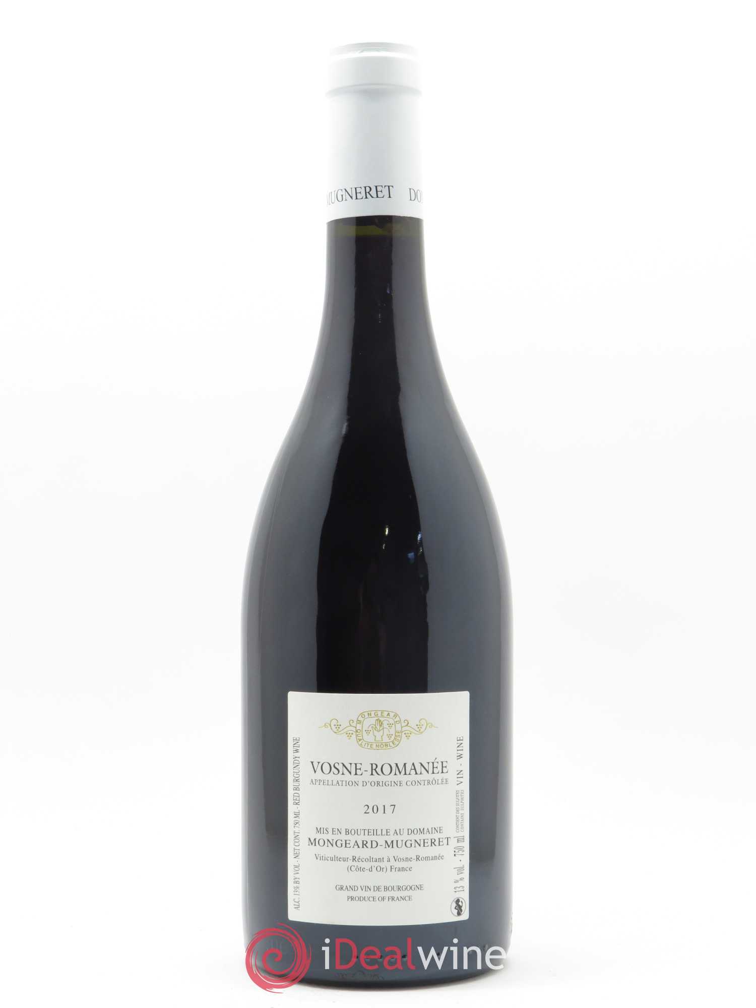 Vosne-Romanée Mongeard-Mugneret (Domaine) 2017 - Lot de 1 bouteille - 1