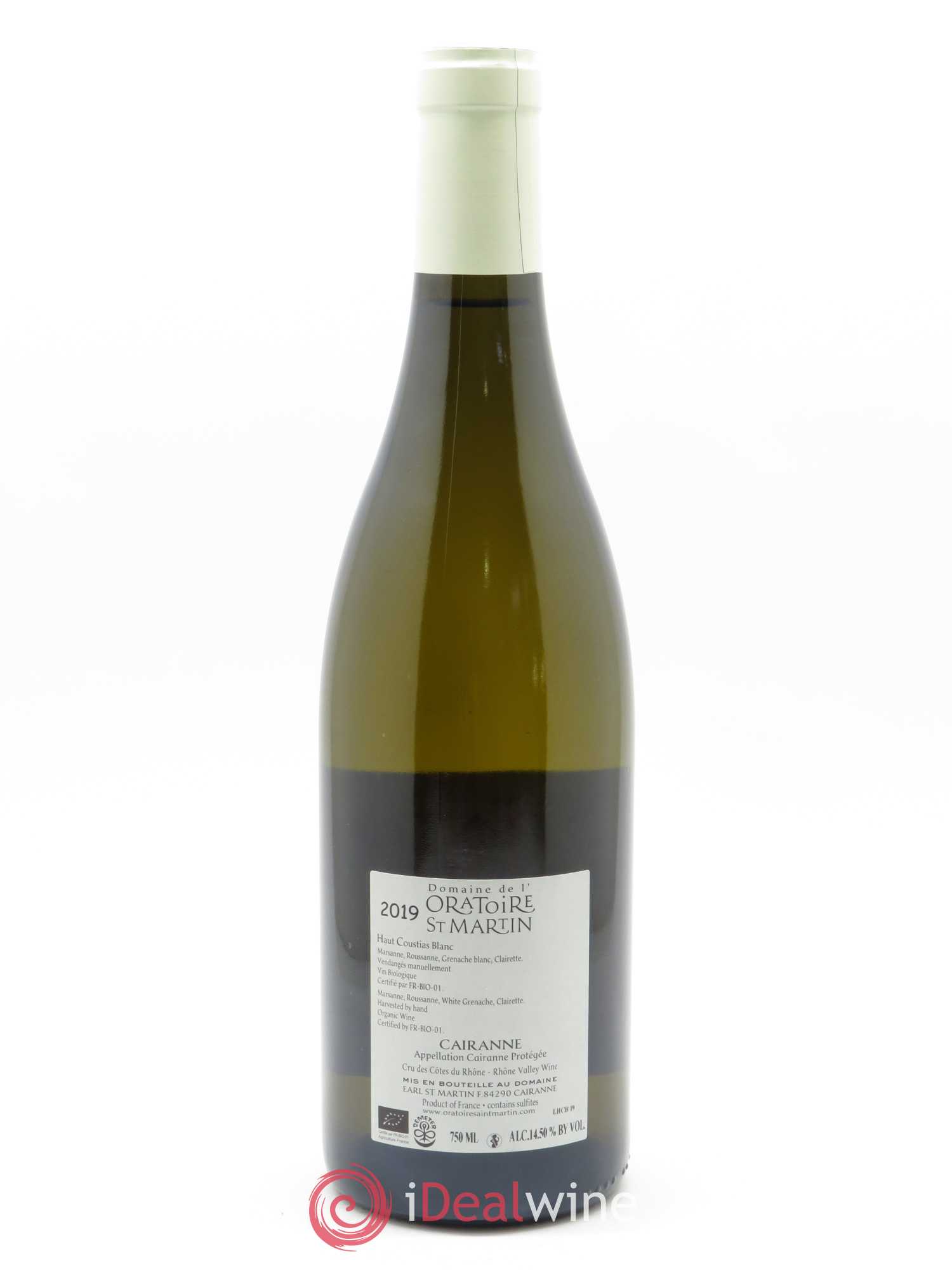 Cairanne Haut-Coustias Oratoire Saint-Martin - Frédéric et François Alary 2019 - Lot of 1 bottle - 1