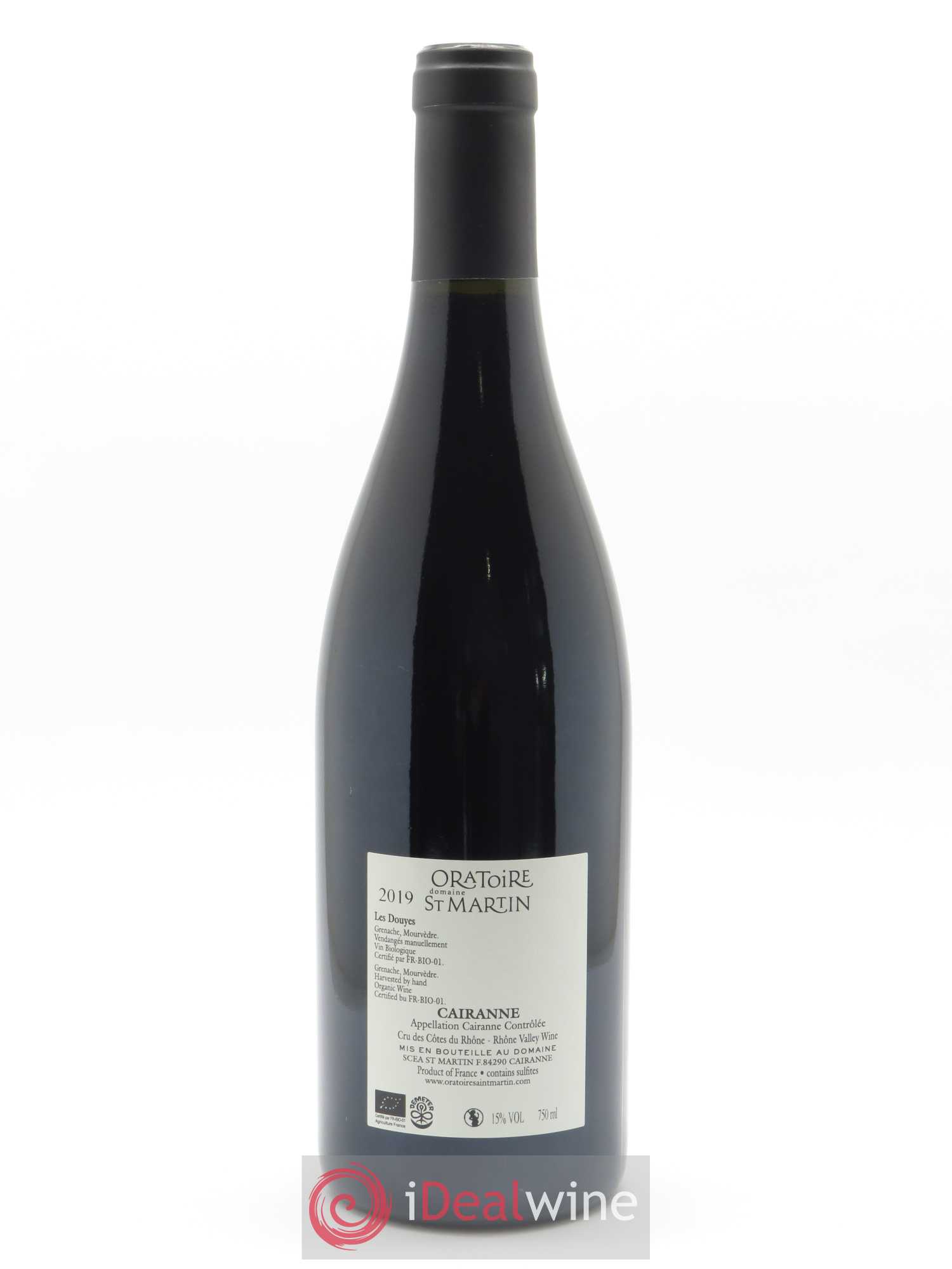 Cairanne Les Douyes Oratoire Saint-Martin - Frédéric et François Alary 2019 - Lot de 1 bouteille - 1