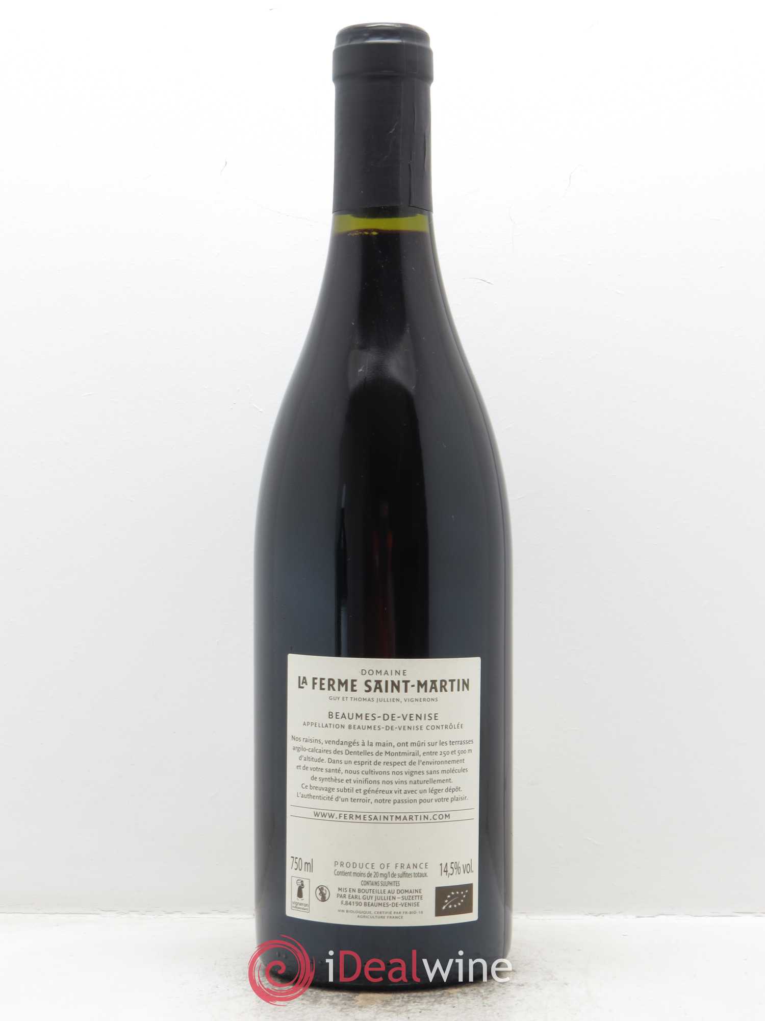 Beaumes-de-Venise Les Terres Jaunes La Ferme Saint-Martin (Domaine) 2017 - Lot of 1 bottle - 1