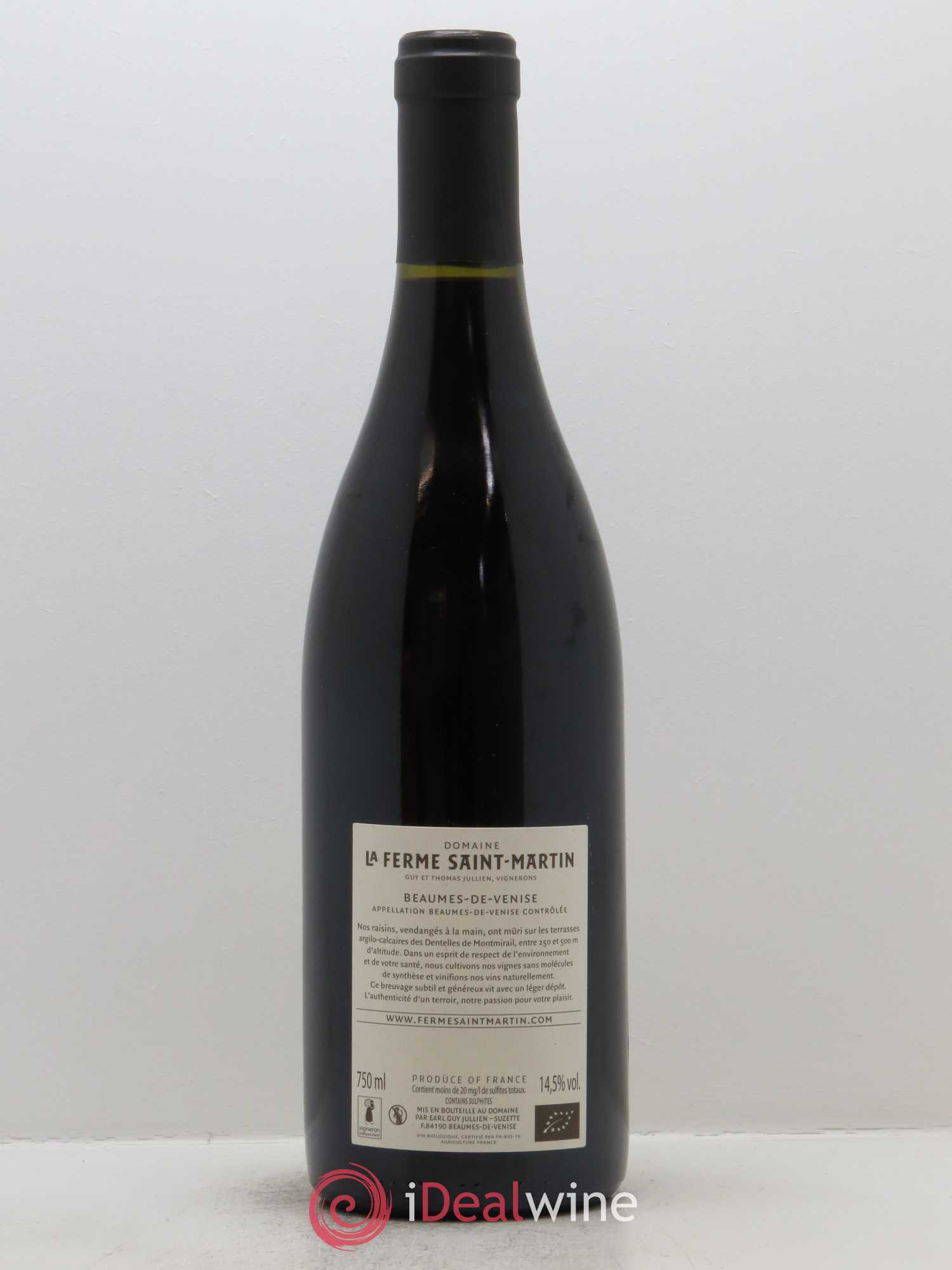 Beaumes-de-Venise Saint-Martin La Ferme Saint-Martin (Domaine) 2016 - Lotto di 1 bottiglia - 1
