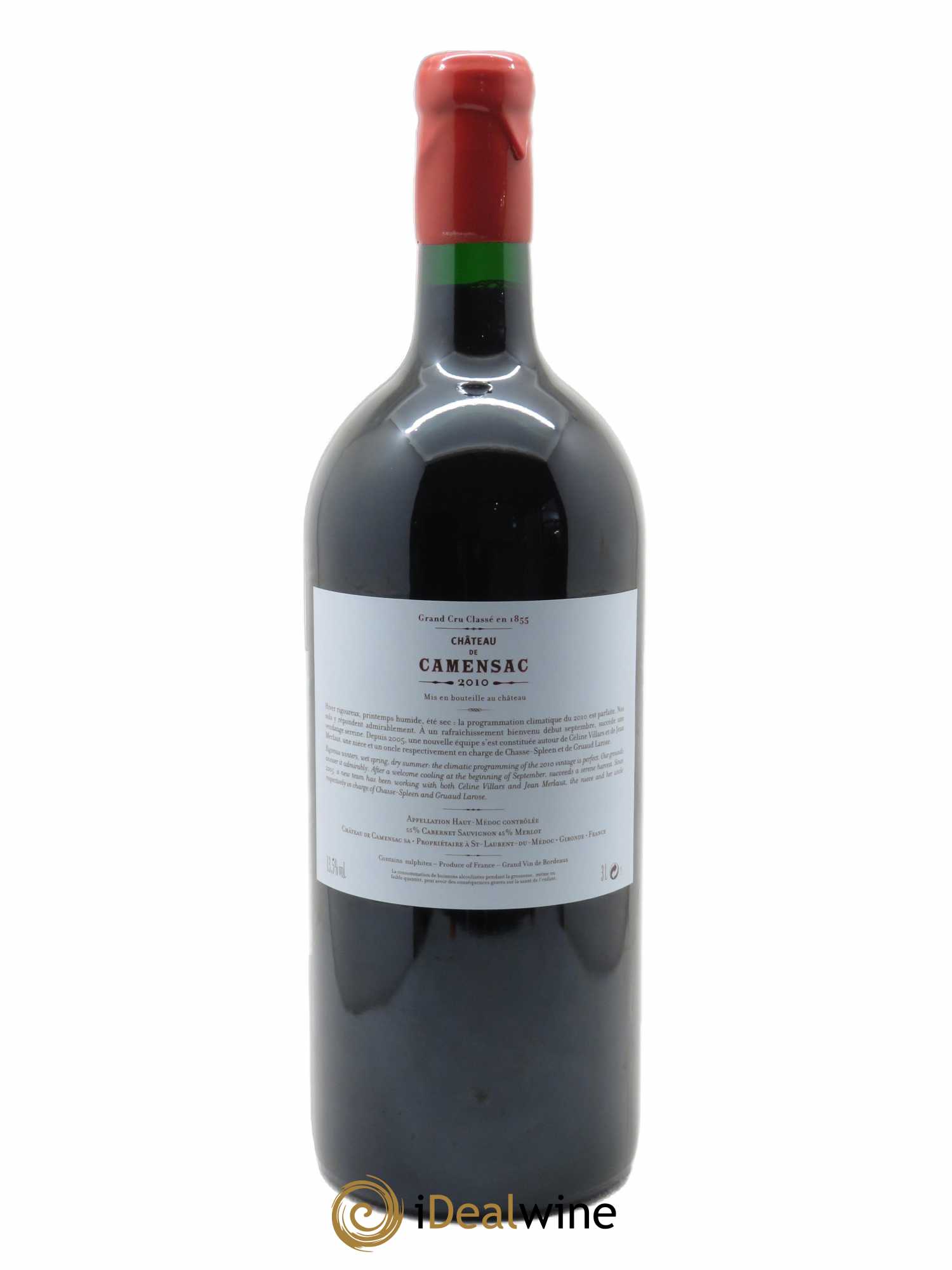 Château Camensac 5ème Grand Cru Classé 2010 - Lot of 1 double magnum - 1
