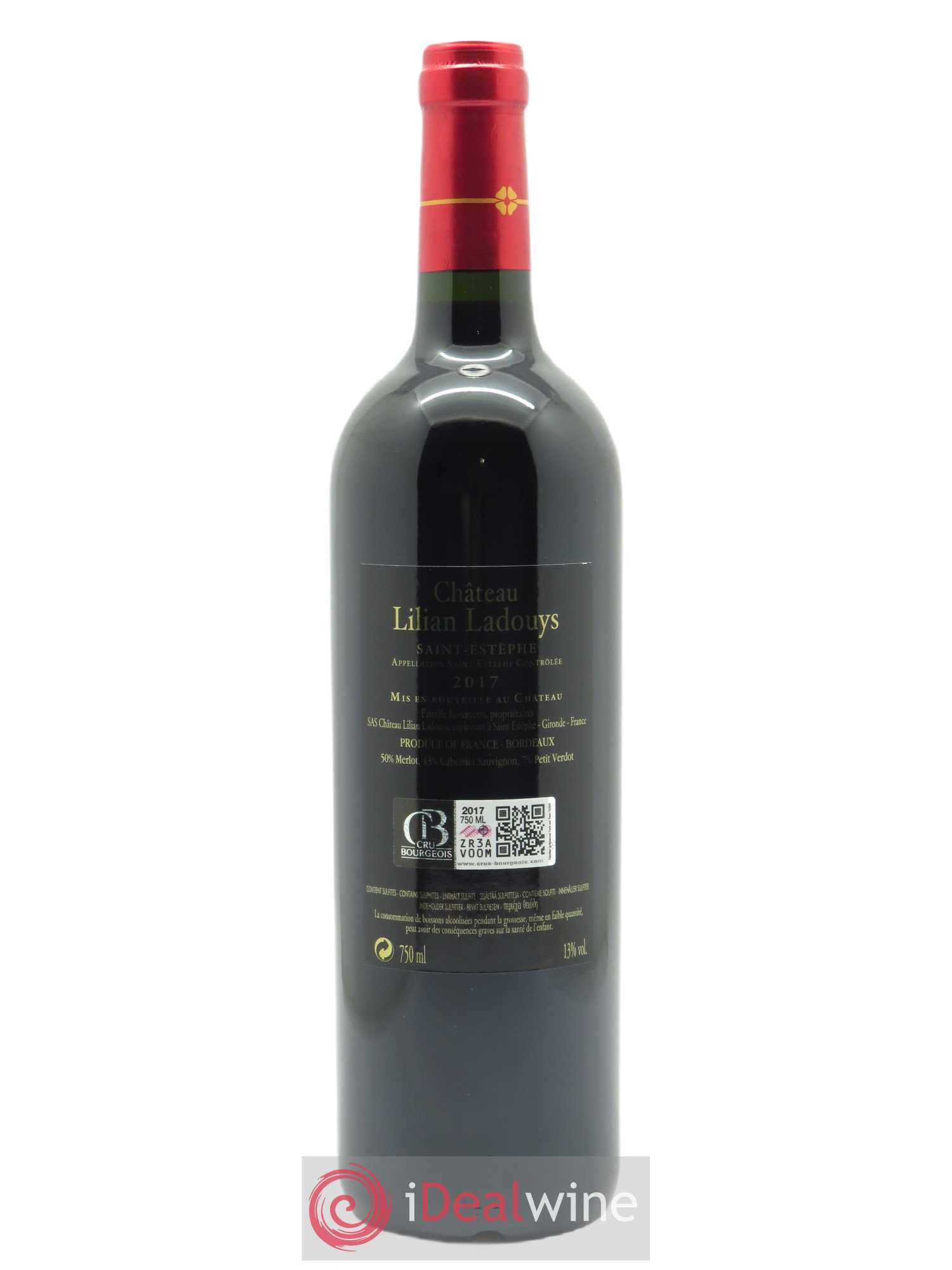Château Lilian Ladouys Cru Bourgeois 2017 - Lot de 1 bouteille - 1
