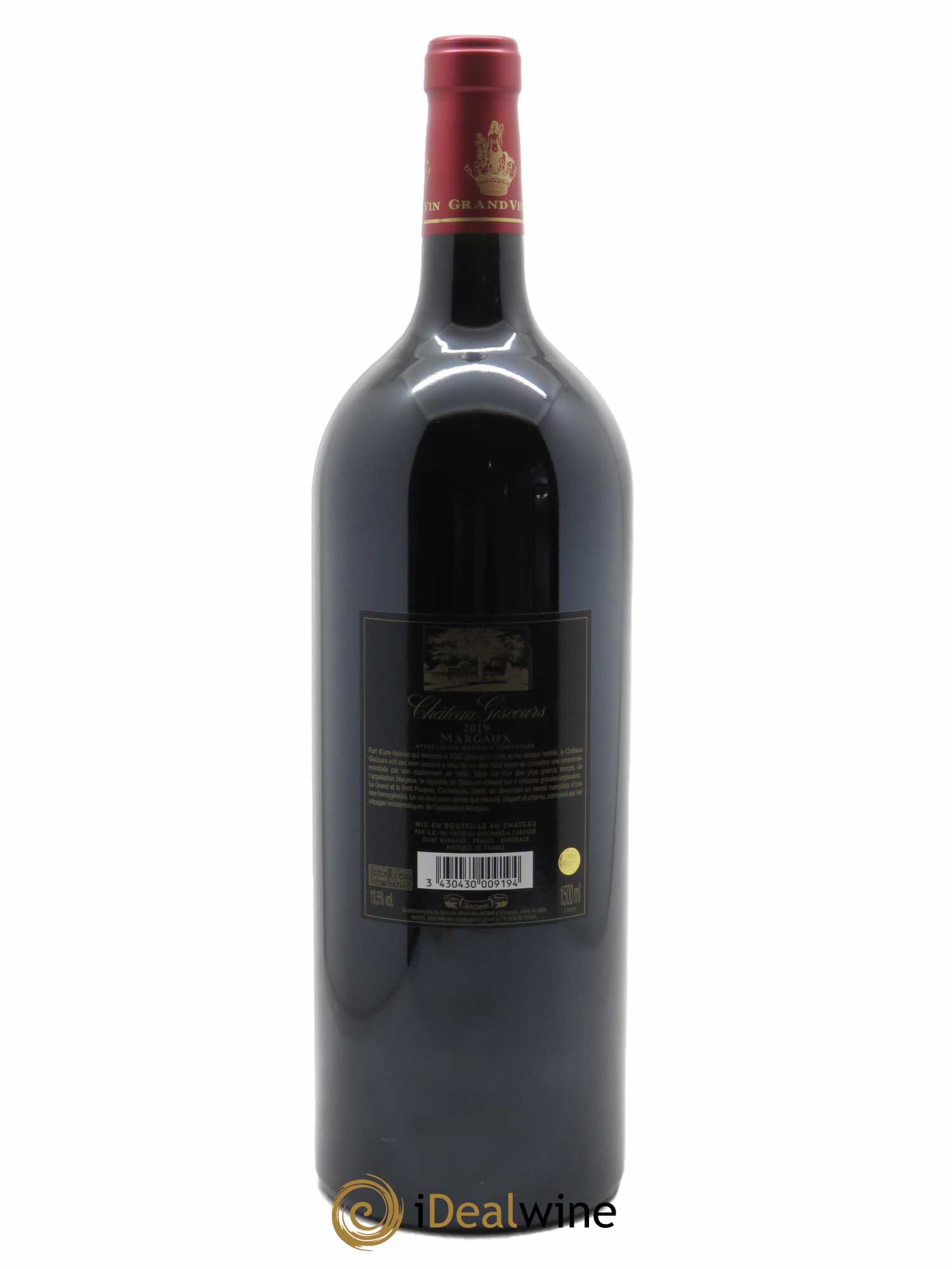 Château Giscours 3ème Grand Cru Classé (CBO à partir de 6 mgs) 2019 - Lot de 1 magnum - 1