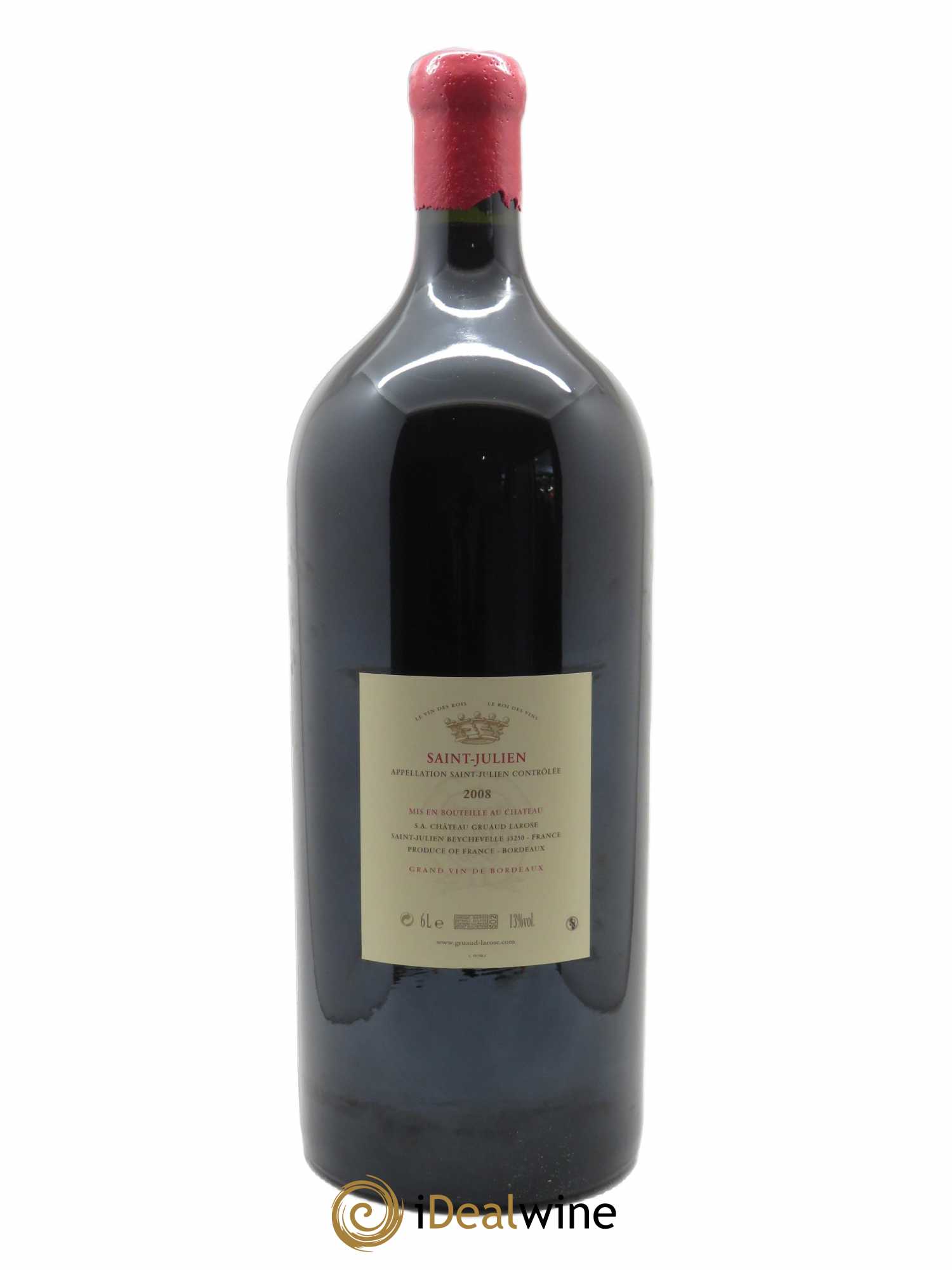 Château Gruaud Larose 2ème Grand Cru Classé 2008 - Lot de 1 impériale - 1
