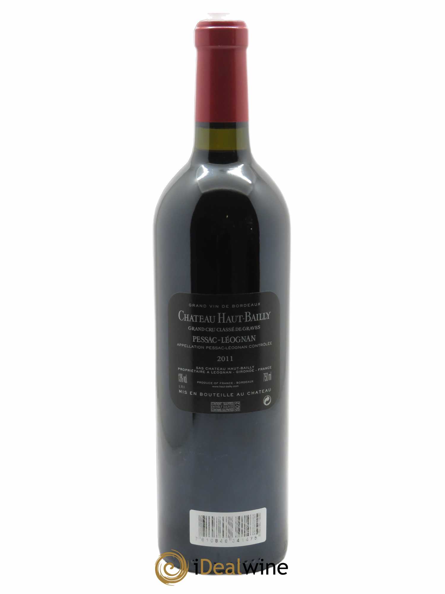 Château Haut-Bailly Cru Classé de Graves 2011 - Lot of 1 bottle - 1