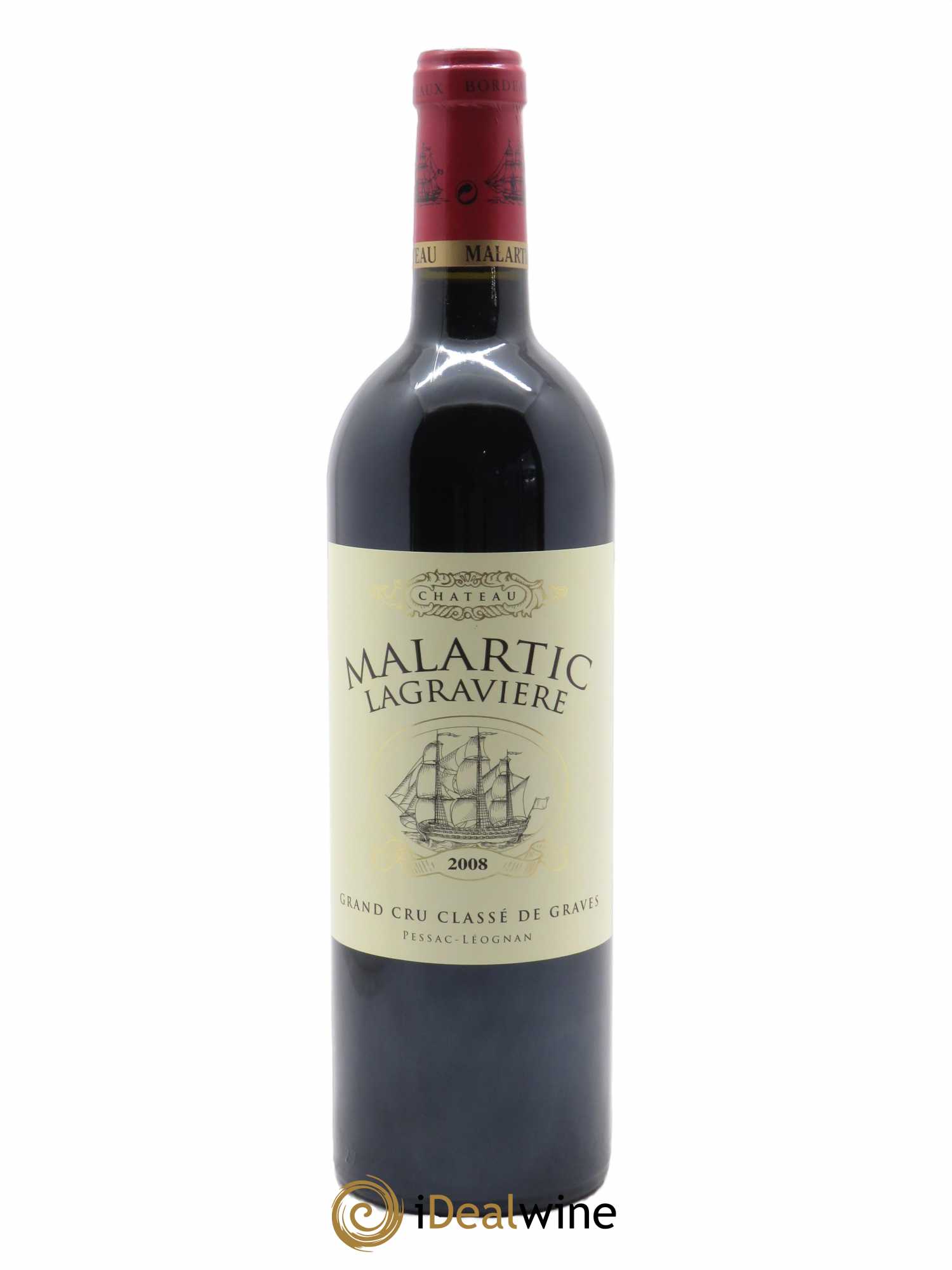 Château Malartic-Lagravière Cru Classé de Graves (CBO à partir de 6 bts) 2008 - Lot de 1 bouteille - 0