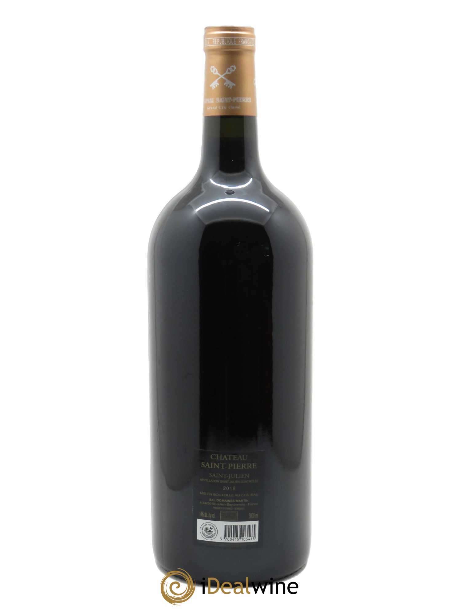 Château Saint-Pierre 4ème Grand Cru Classé 2019 - Lot de 1 double magnum - 1