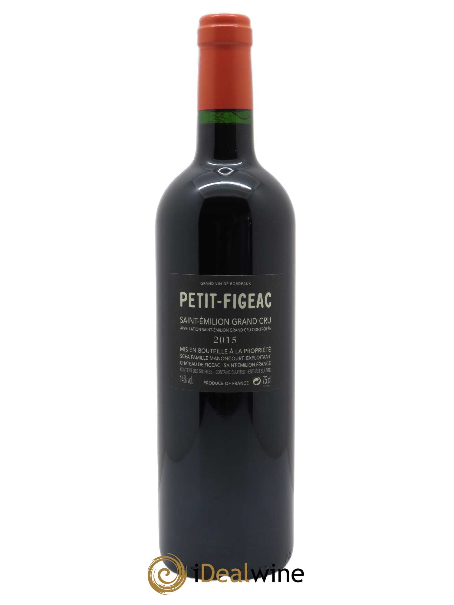 Petit Figeac (Cassetta in legno a partire da 12 bt) 2015 - Lotto di 1 bottiglia - 1