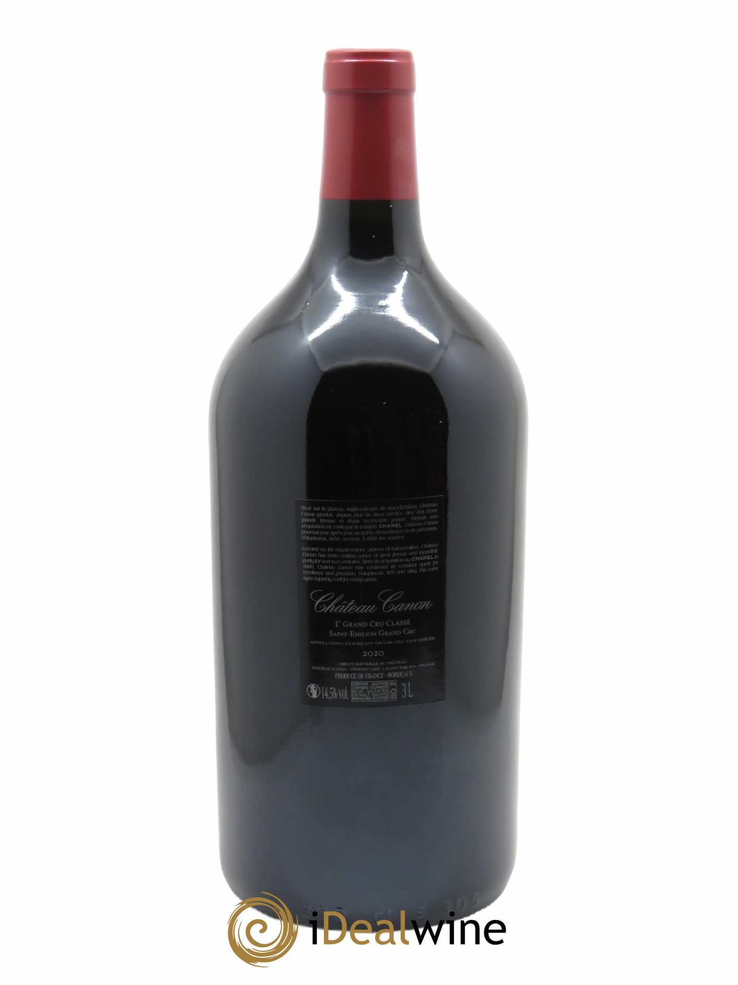 Château Canon 1er Grand Cru Classé B (CBO à partir de 1 bte) 2020 - Lot de 1 double magnum - 1