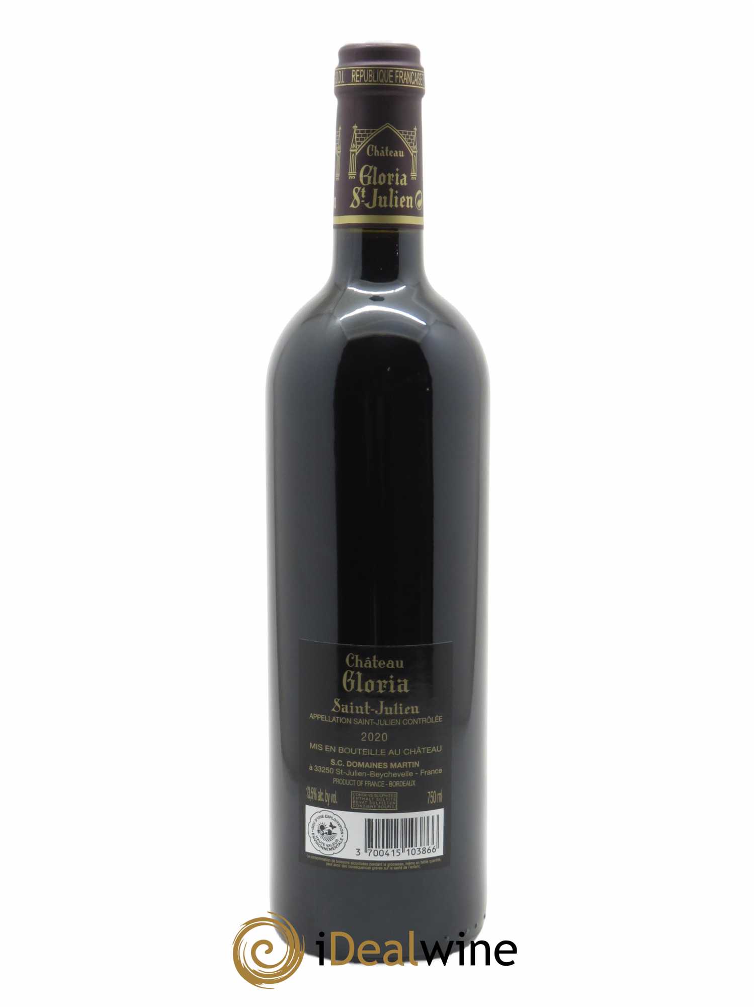 Château Gloria (CBO à partir de 6 bts) 2020 - Lot de 1 bouteille - 1