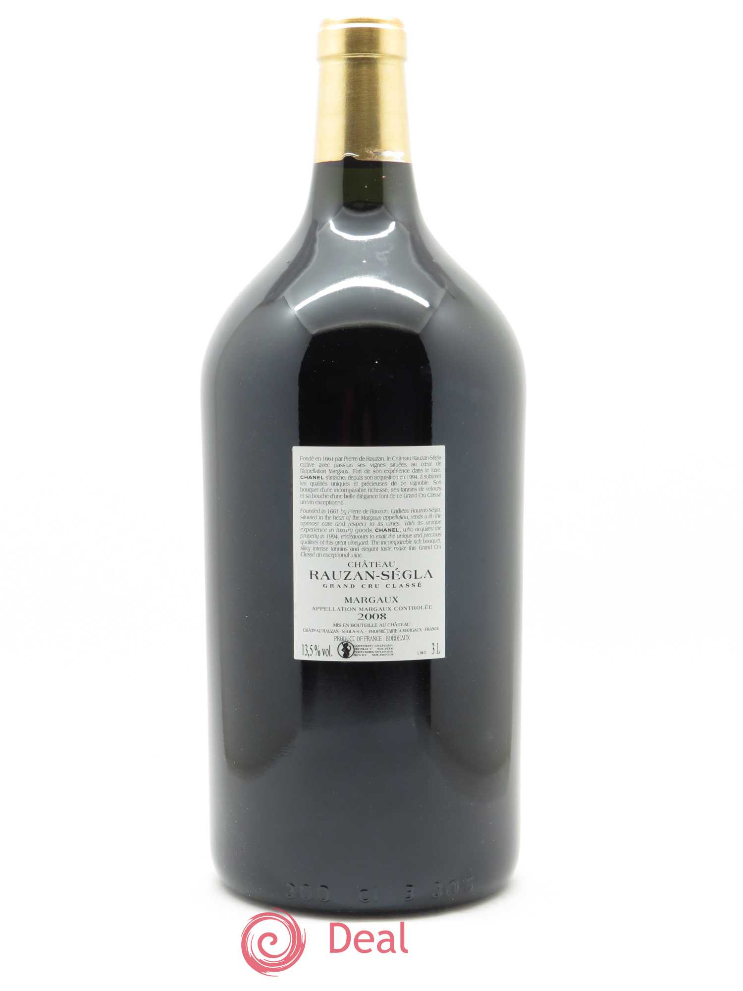 Château Rauzan Ségla Grand Cru Classé 2008 - Posten von 1 Doppel-Magnum - 1