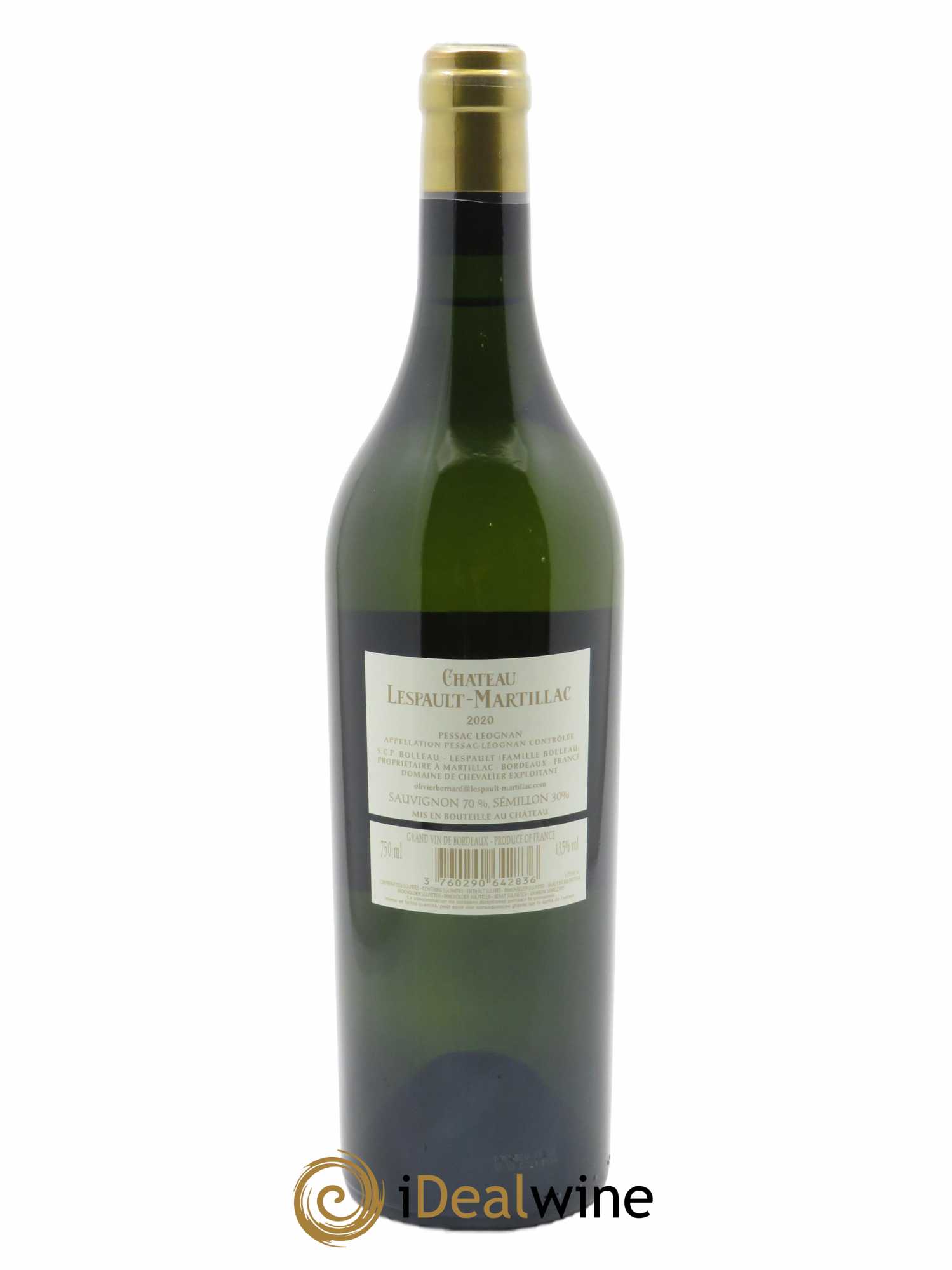 Château Lespault-Martillac (OWC if 6 bt) 2020 - Lot of 1 bottle - 1