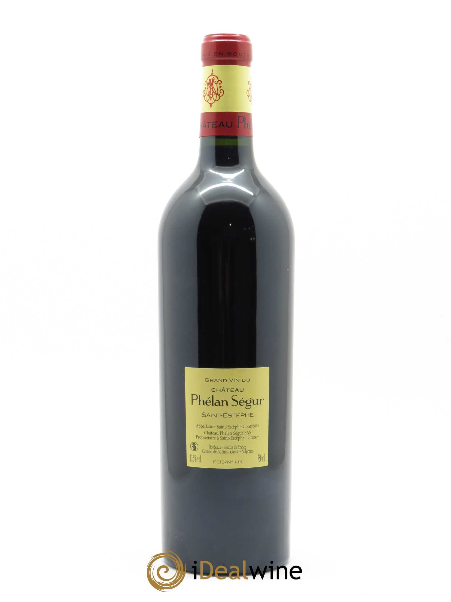 Château Phélan Ségur (CBO à partir de 6 bts) 2015 - Lot de 1 bouteille - 1