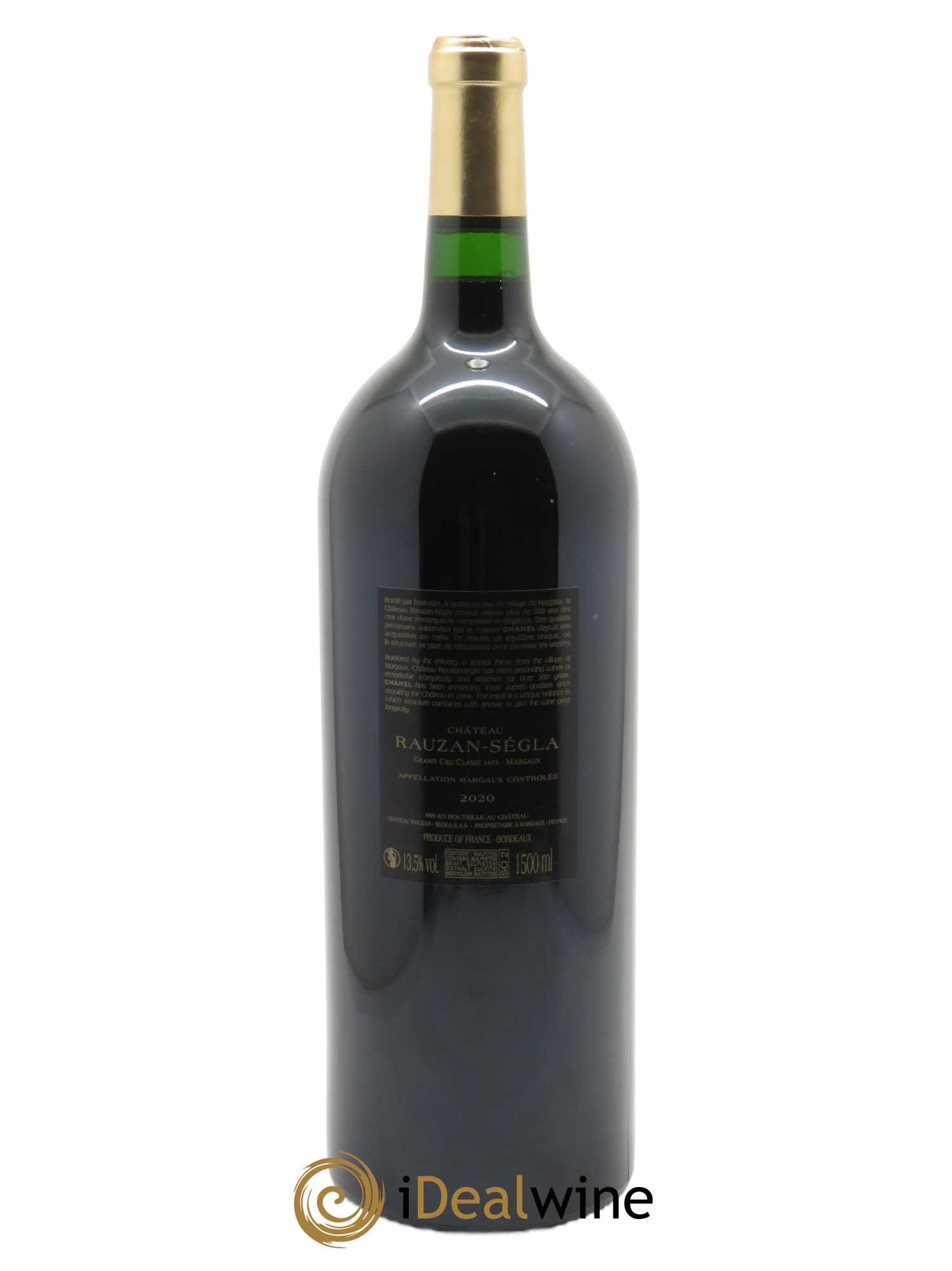 Château Rauzan Ségla Grand Cru Classé (Cassetta in legno a partire da 6 mg) 2020 - Lotto di 1 magnum - 1