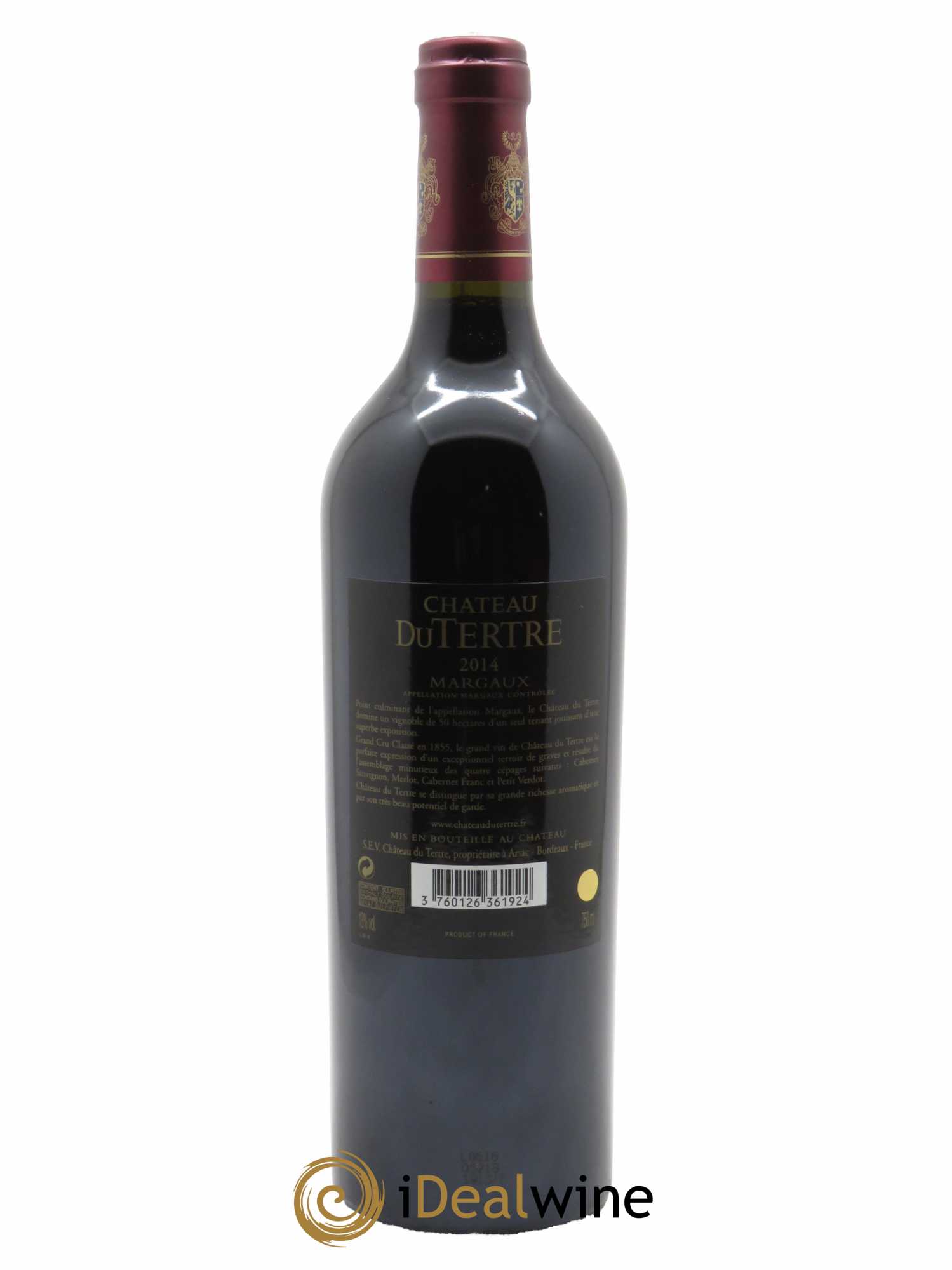 Château du Tertre 5ème Grand Cru Classé 2014 - Lot of 1 bottle - 1