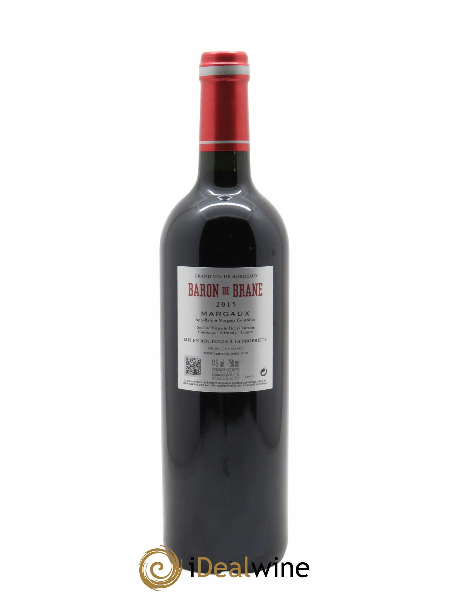 Baron de Brane Second Vin 2015 - Lot of 1 bottle - 1