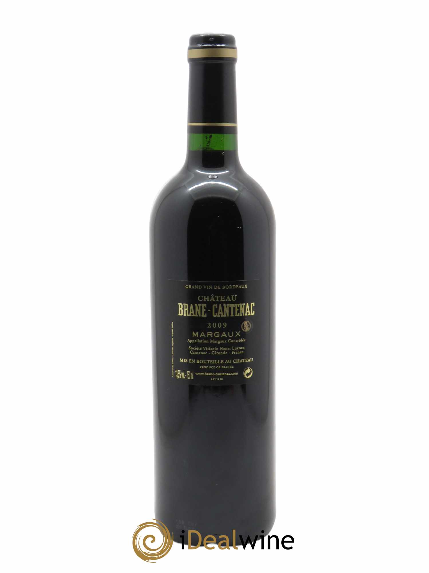 Château Brane Cantenac 2ème Grand Cru Classé 2009 - Lotto di 1 bottiglia - 1