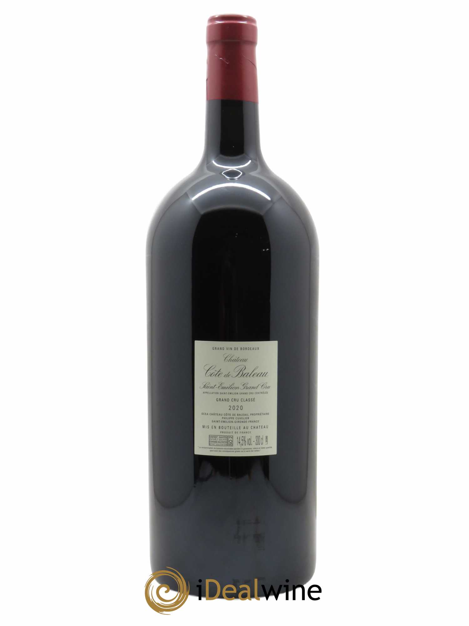 Château Côte de Baleau Grand Cru Classé 2020 - Lot of 1 double magnum - 2